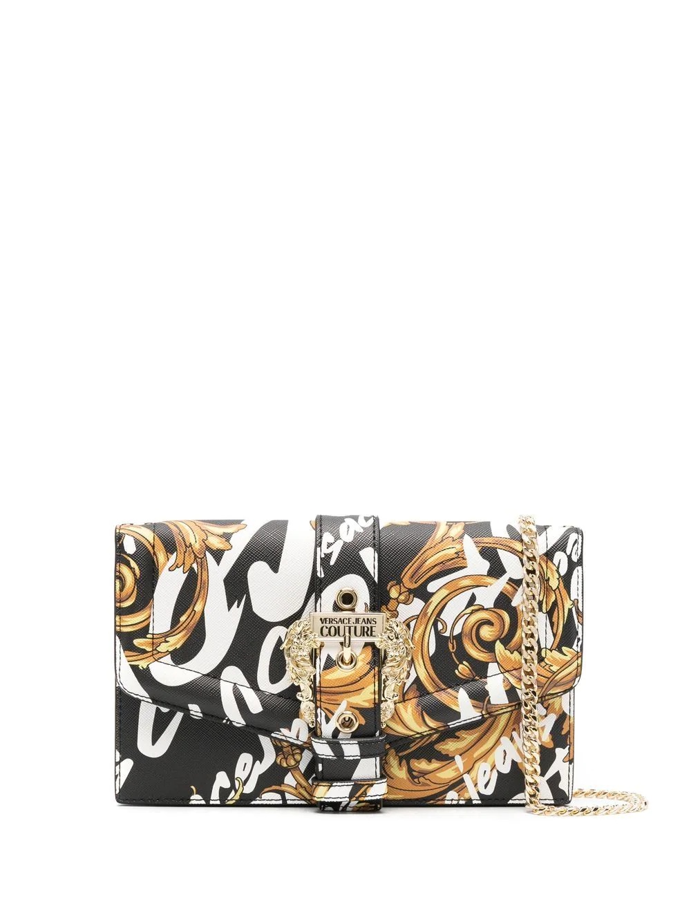 graphic print envelope crossbody bag - 1