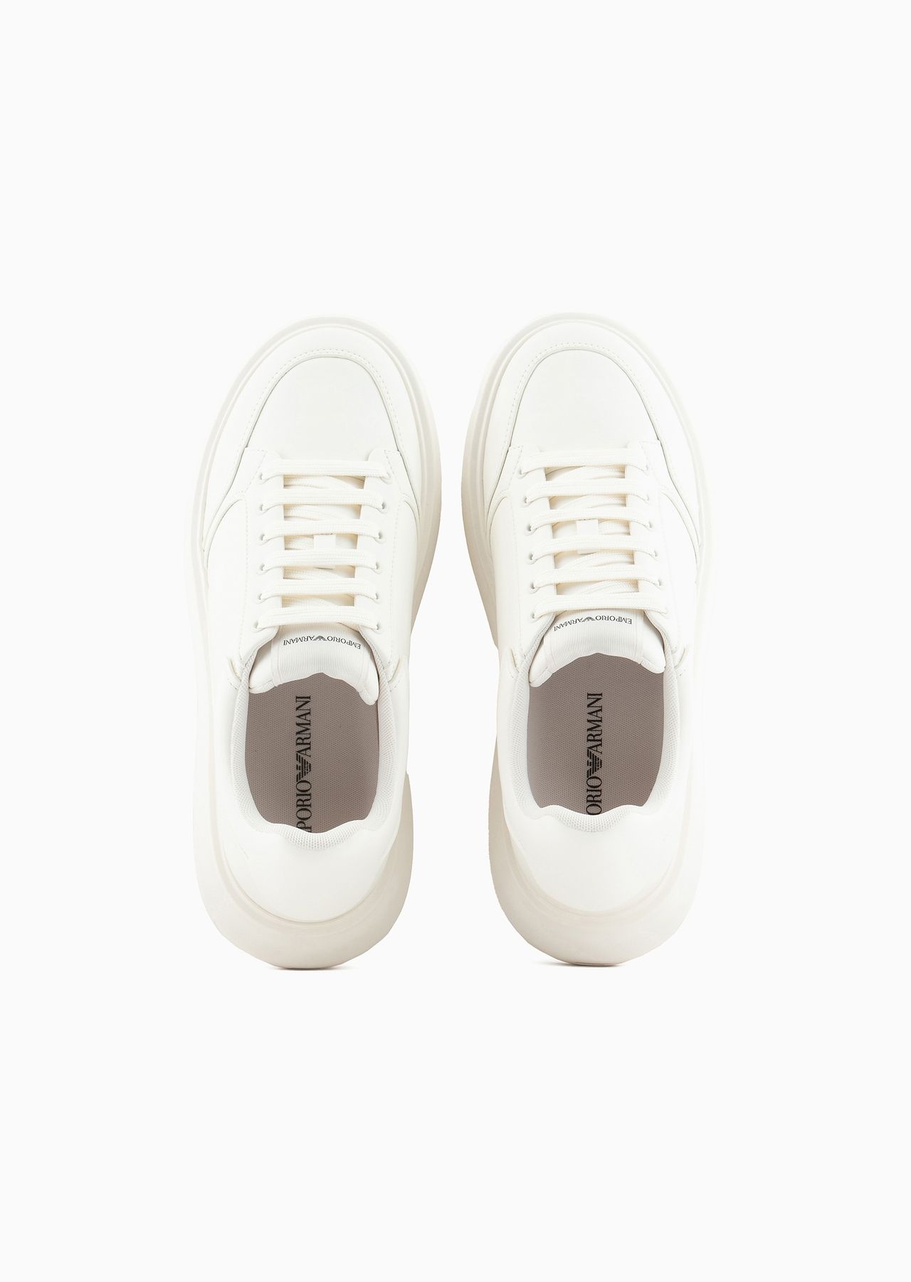 Leather sneakers with side logo - 3