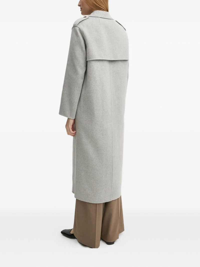 Theory wool-cashmere double-breasted coat outlook