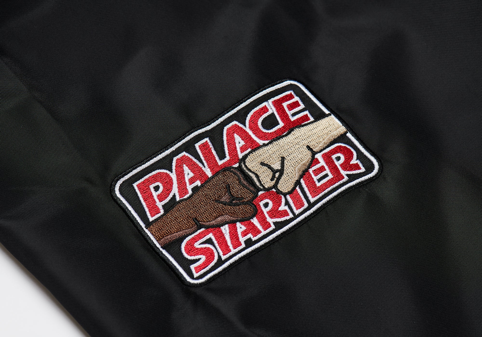 PALACE STARTER WARM UP PULLOVER BLACK - 3