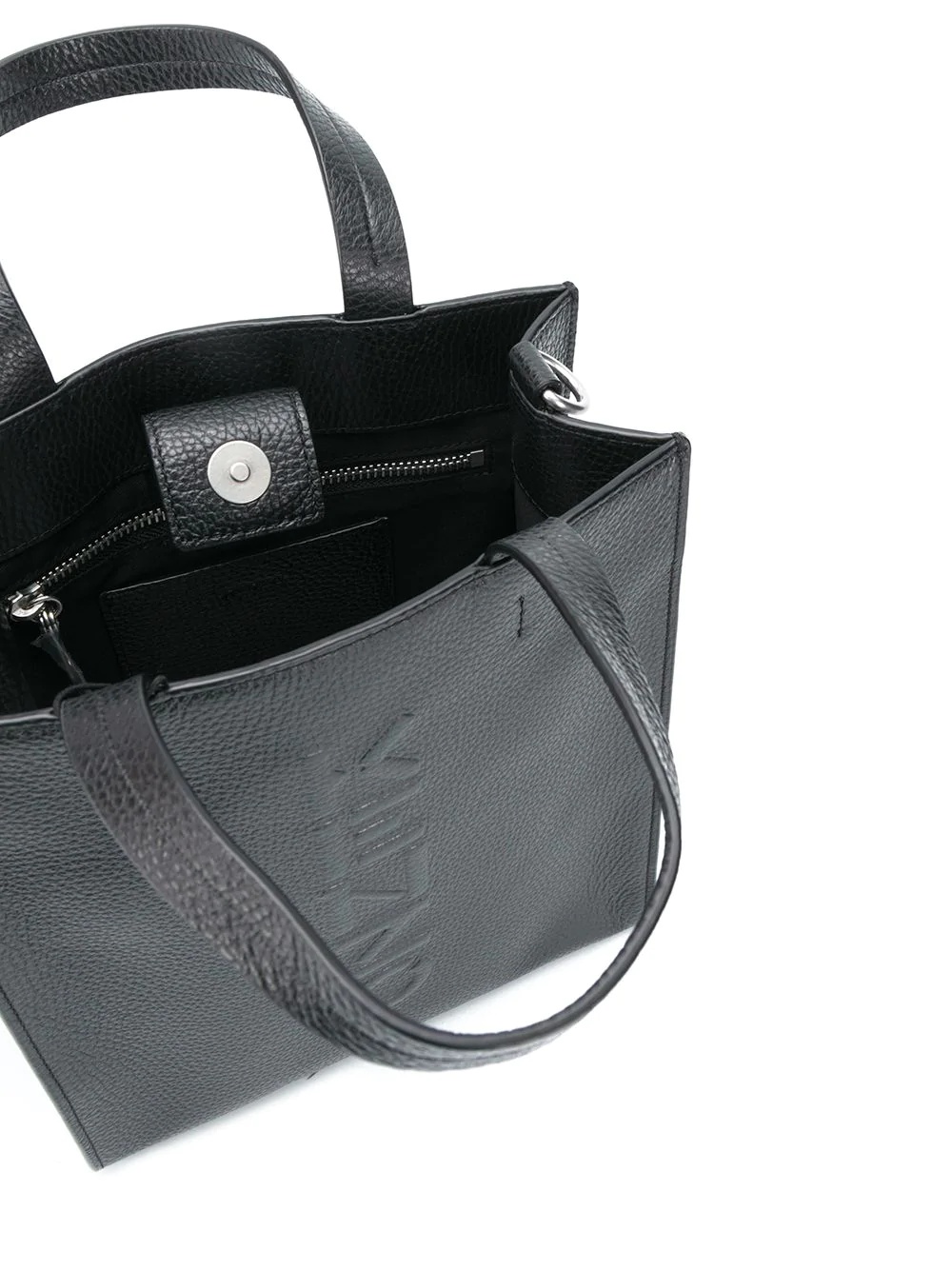 embossed logo tote bag - 5