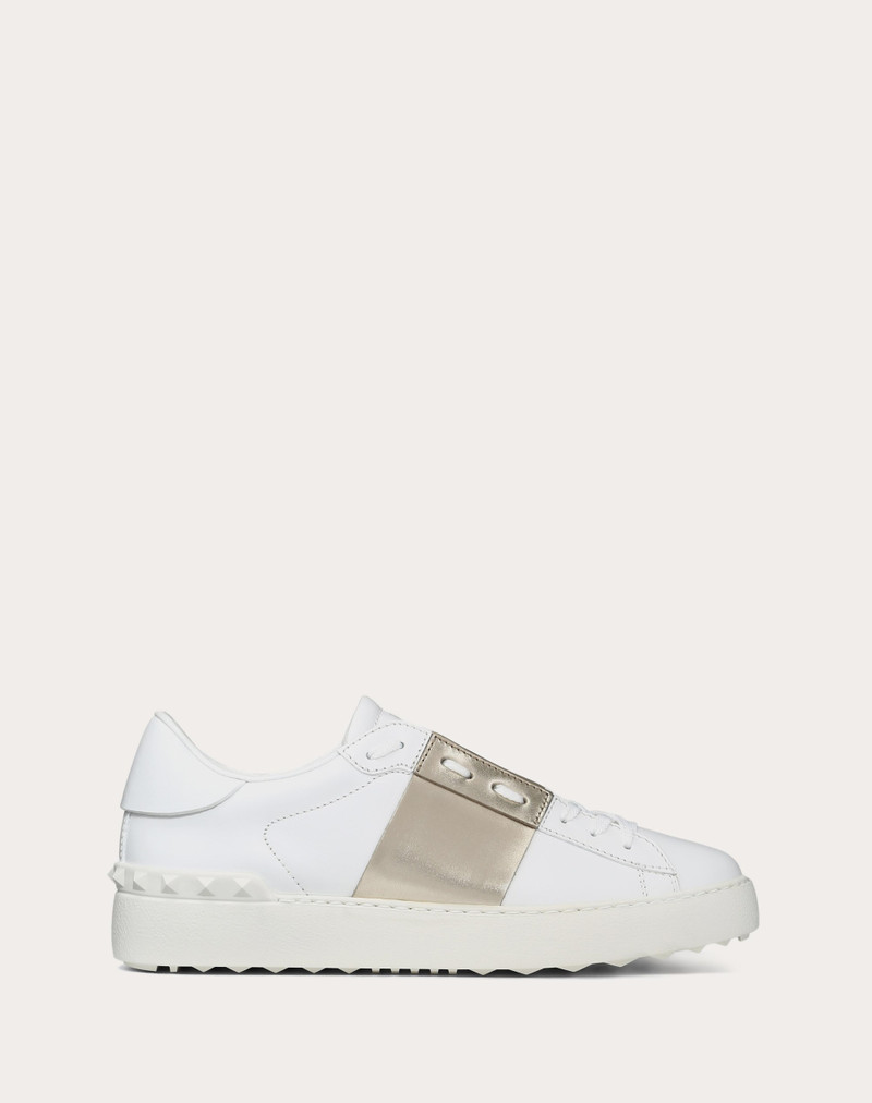 OPEN SNEAKER WITH METALLIC STRIPE - 1