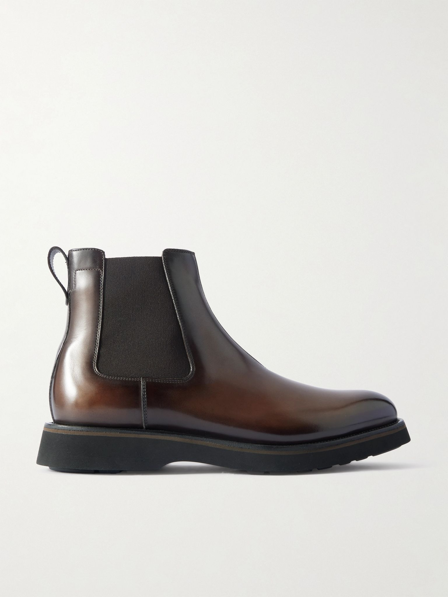 Alessio Venezia Leather Chelsea Boots Dark brown - 1