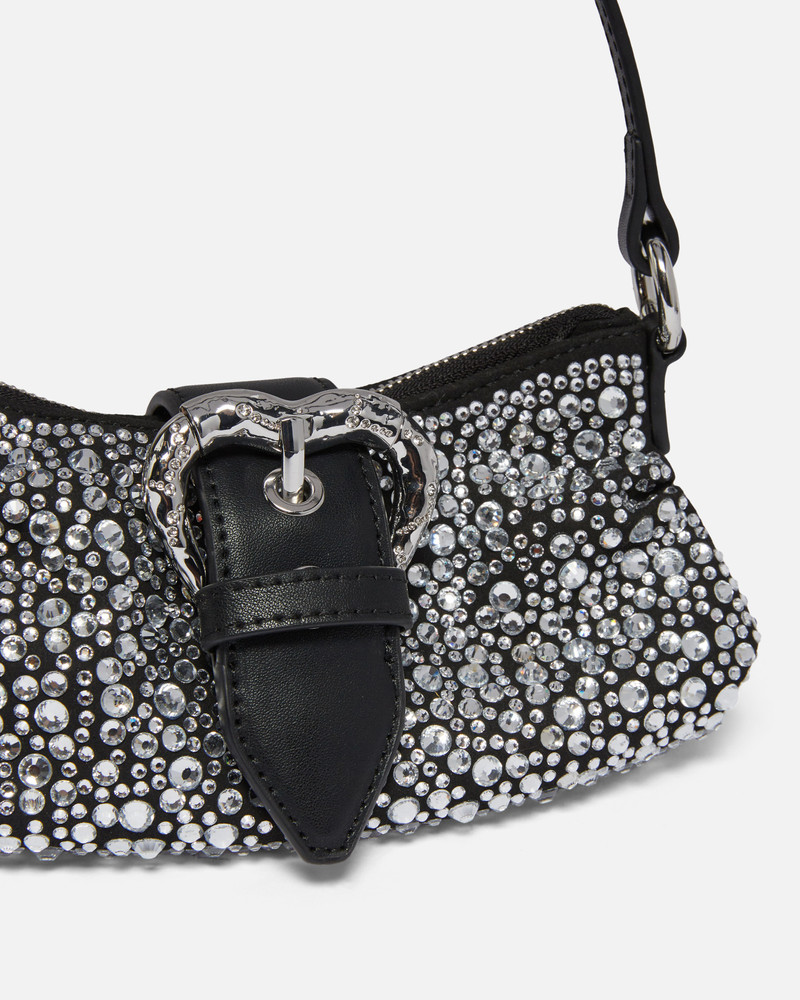 SOFT JOLENE HANDBAG IN LEATHER WITH RHINESTONES 3