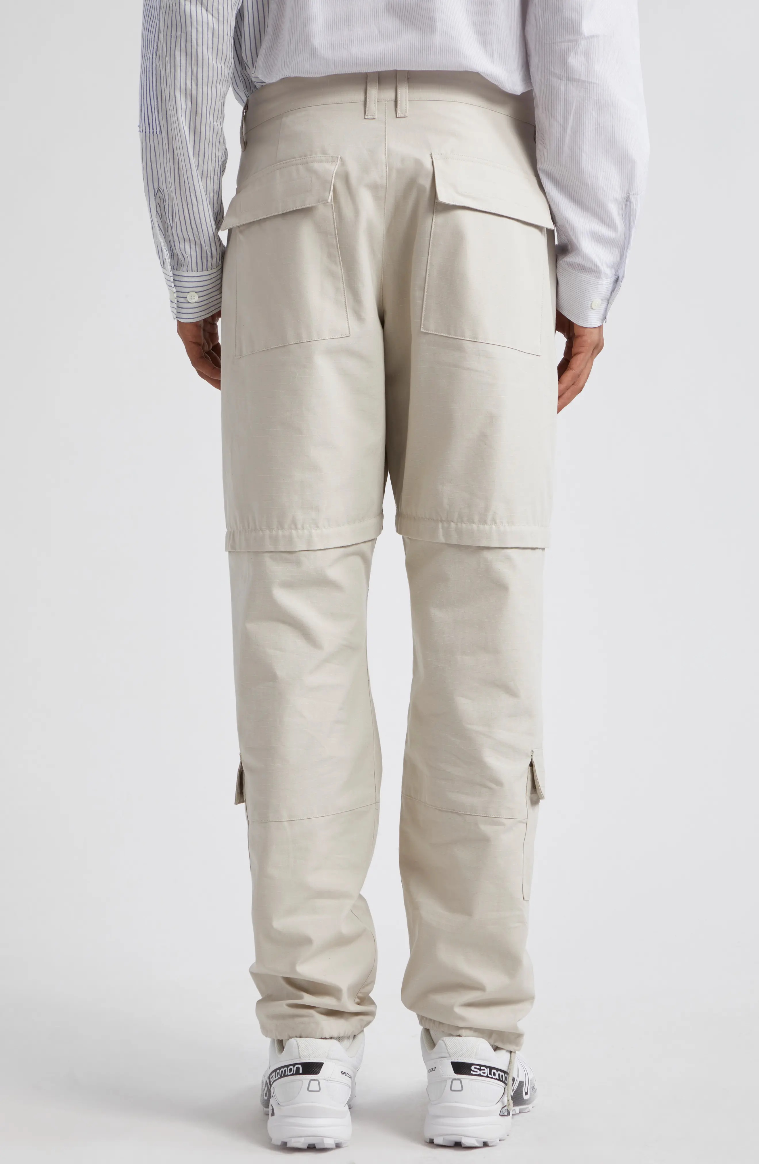 Convertible Cotton Ripstop Cargo Pants - 4