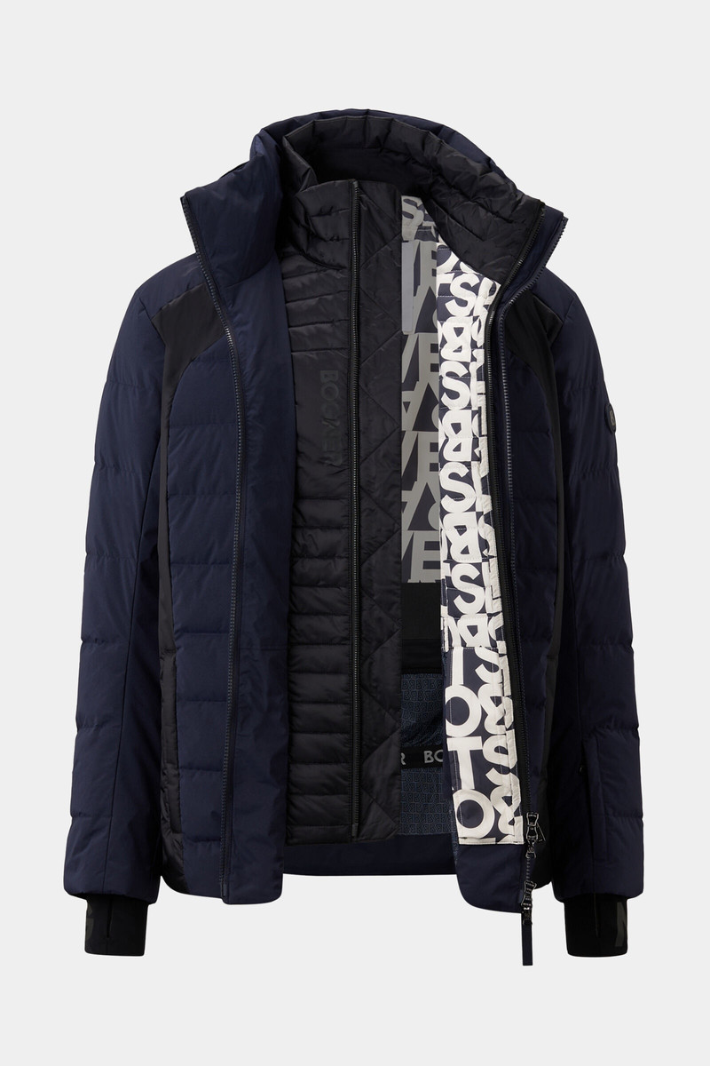 BOGNER Tinus Down ski jacket in Navy blue outlook