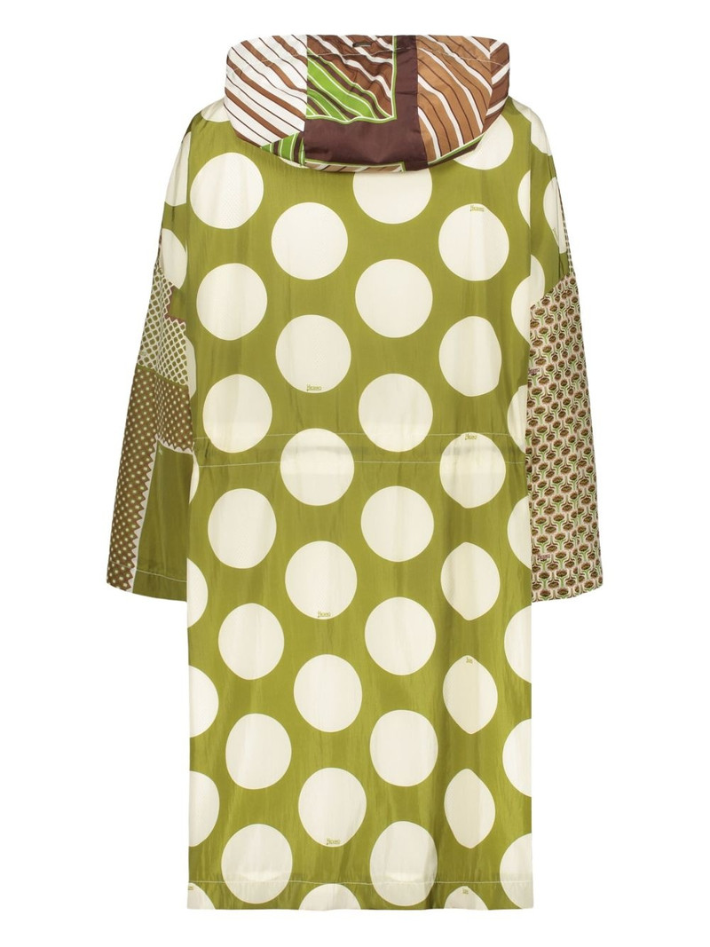 Herno mix-print jacket outlook