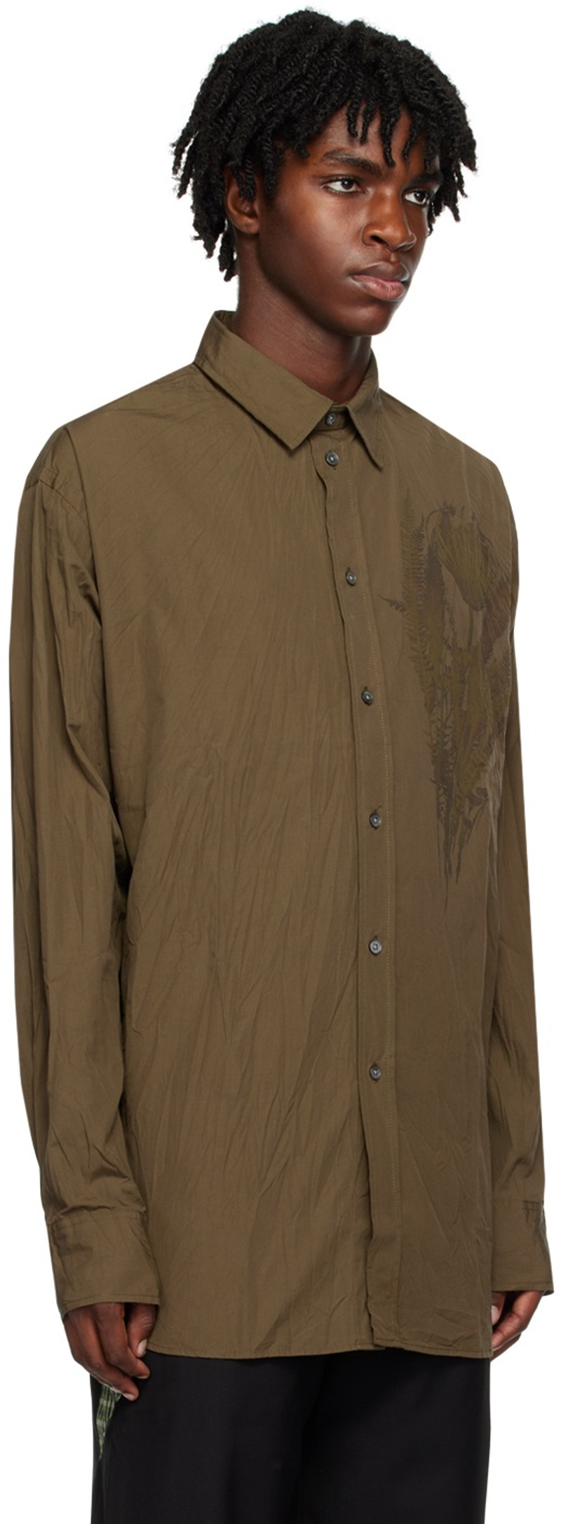 Wood Wood Khaki Nico Shirt outlook