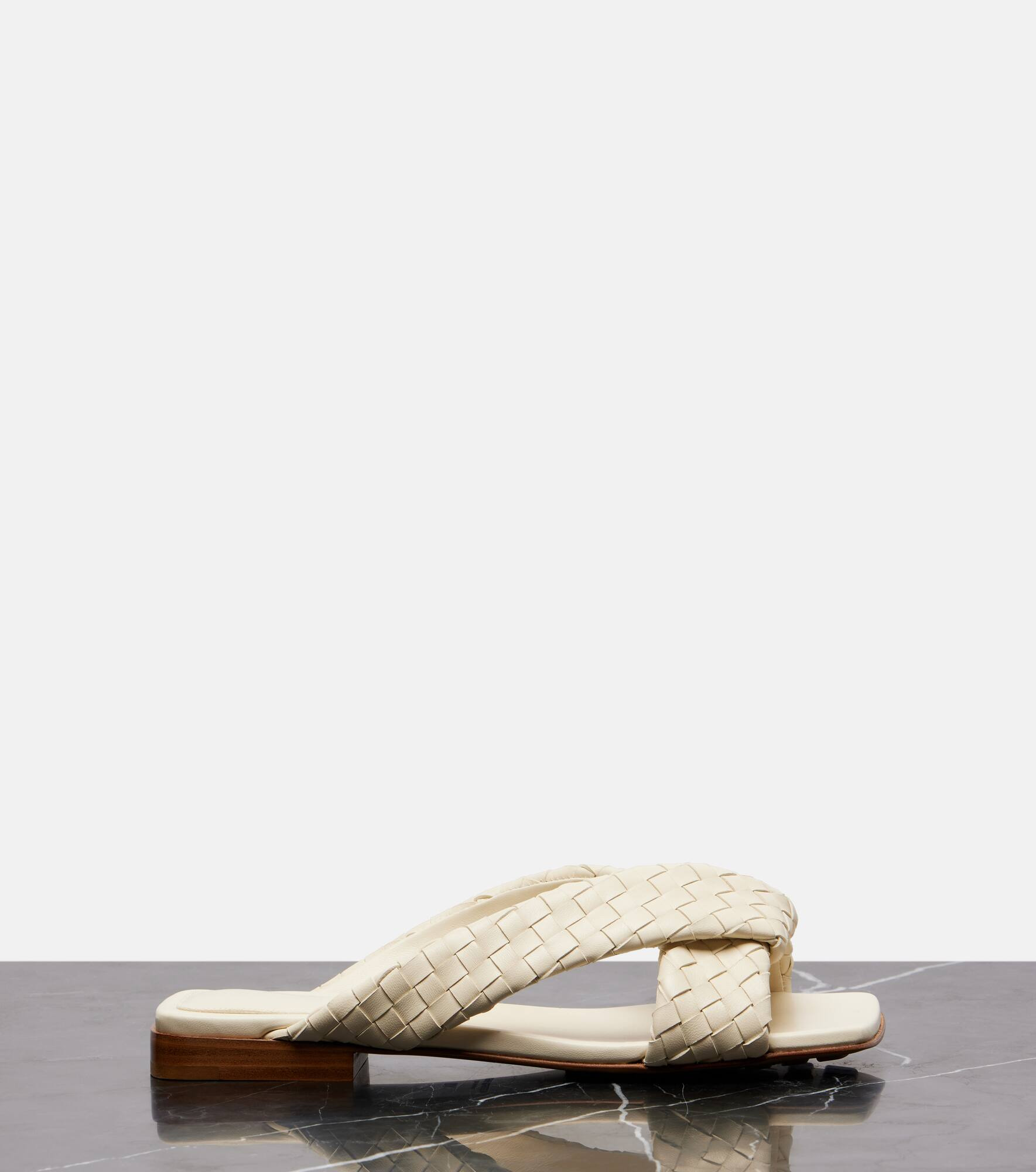 Riva Intrecciato leather sandals - 4