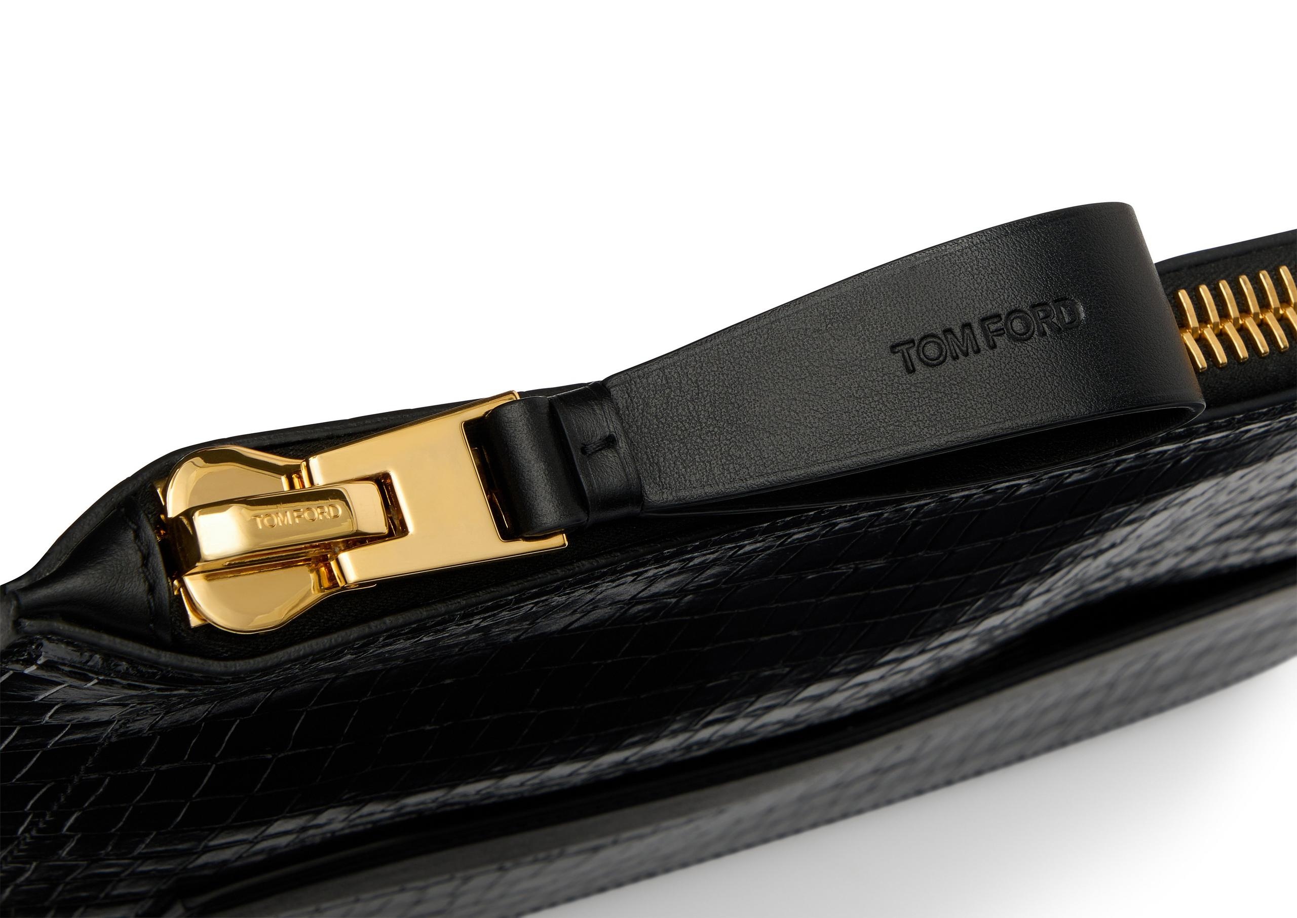 PRINTED ALLIGATOR BUCKLEY HANDLE PORTFOLIO - 5