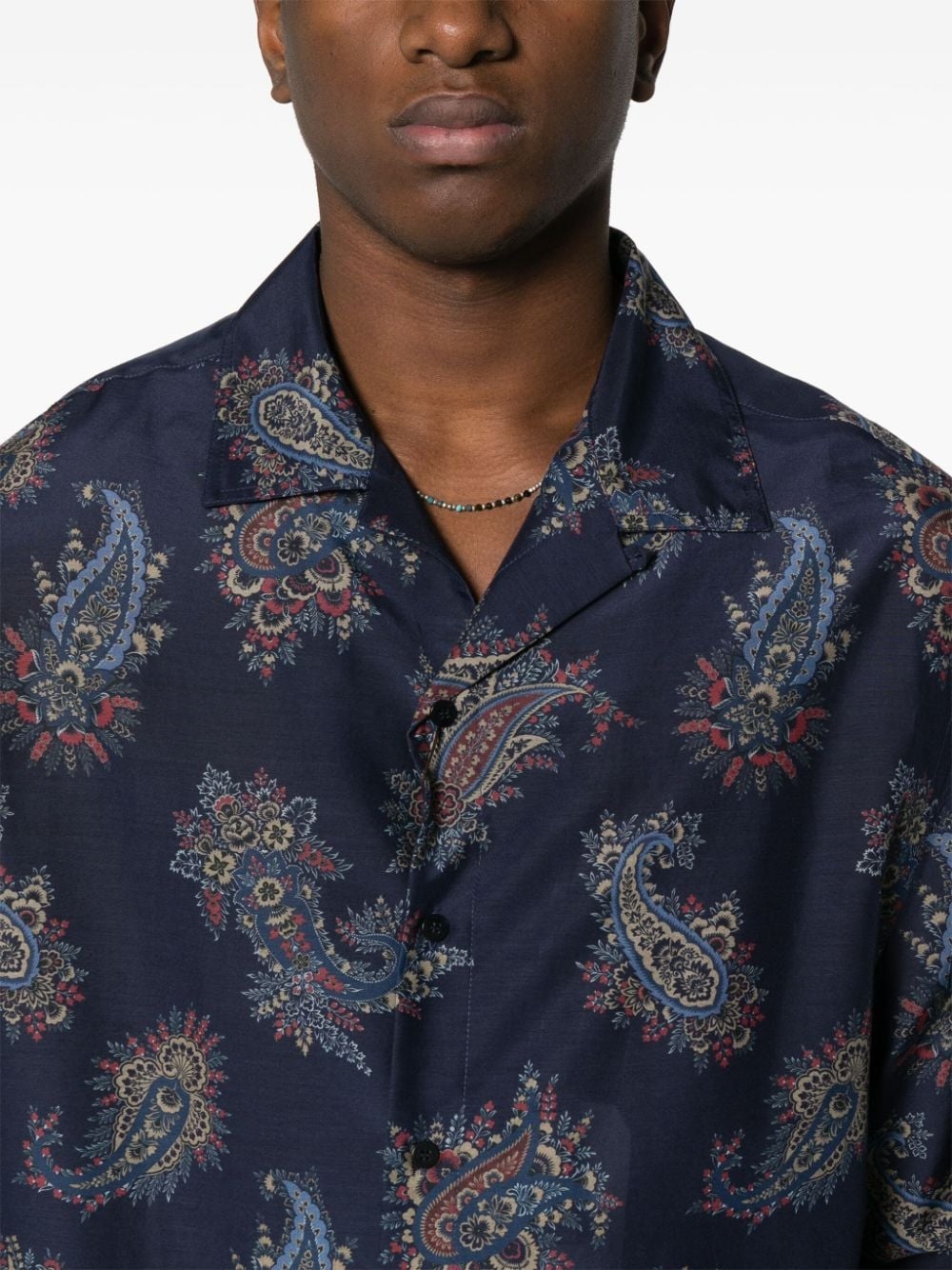 paisley-print shirt - 5