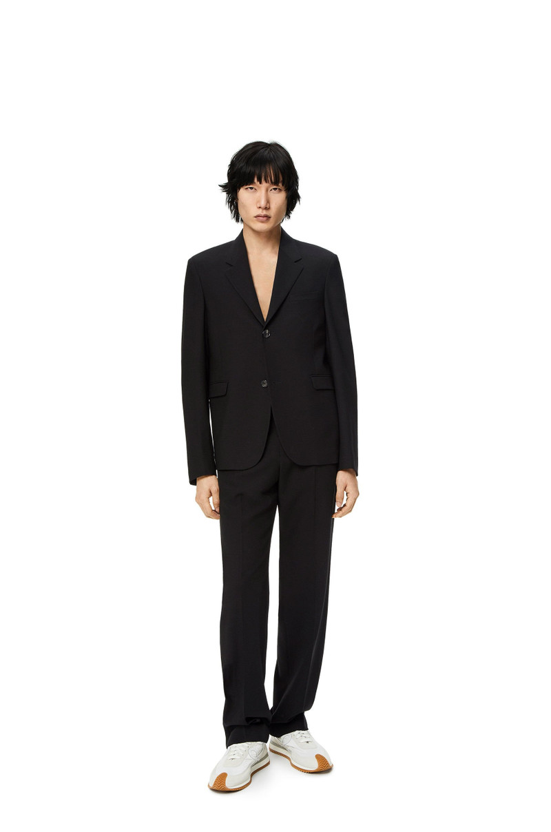 Loewe Single breasted jacket in wool outlook