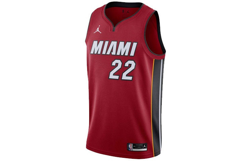 Jordan Men's Air Jordan Basketball Sports SW Fan Edition 20-21 Season Miami Heat Butler 2 No. 2 Jersey CV94 outlook
