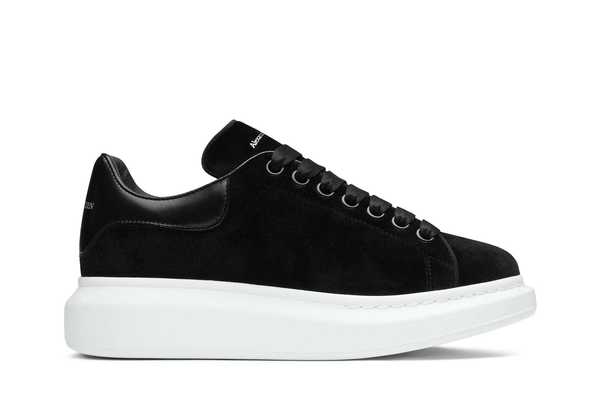 Alexander McQueen Wmns Oversized Sneaker 'Black' - 1