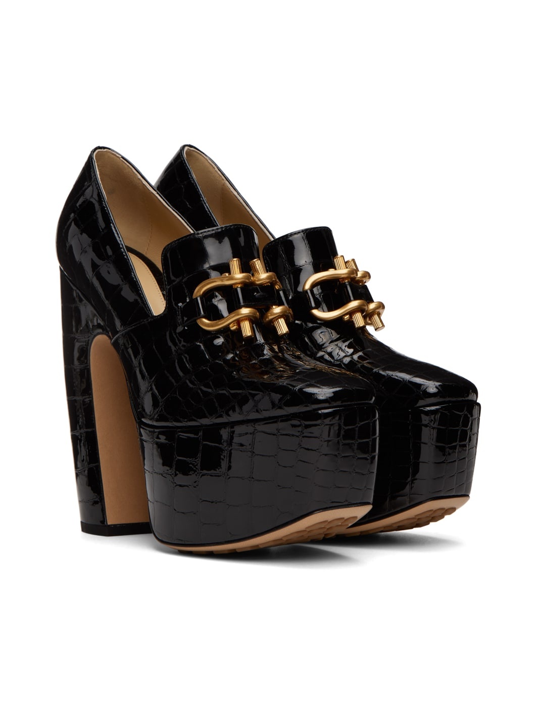 Black Mostra Pump Heels - 4