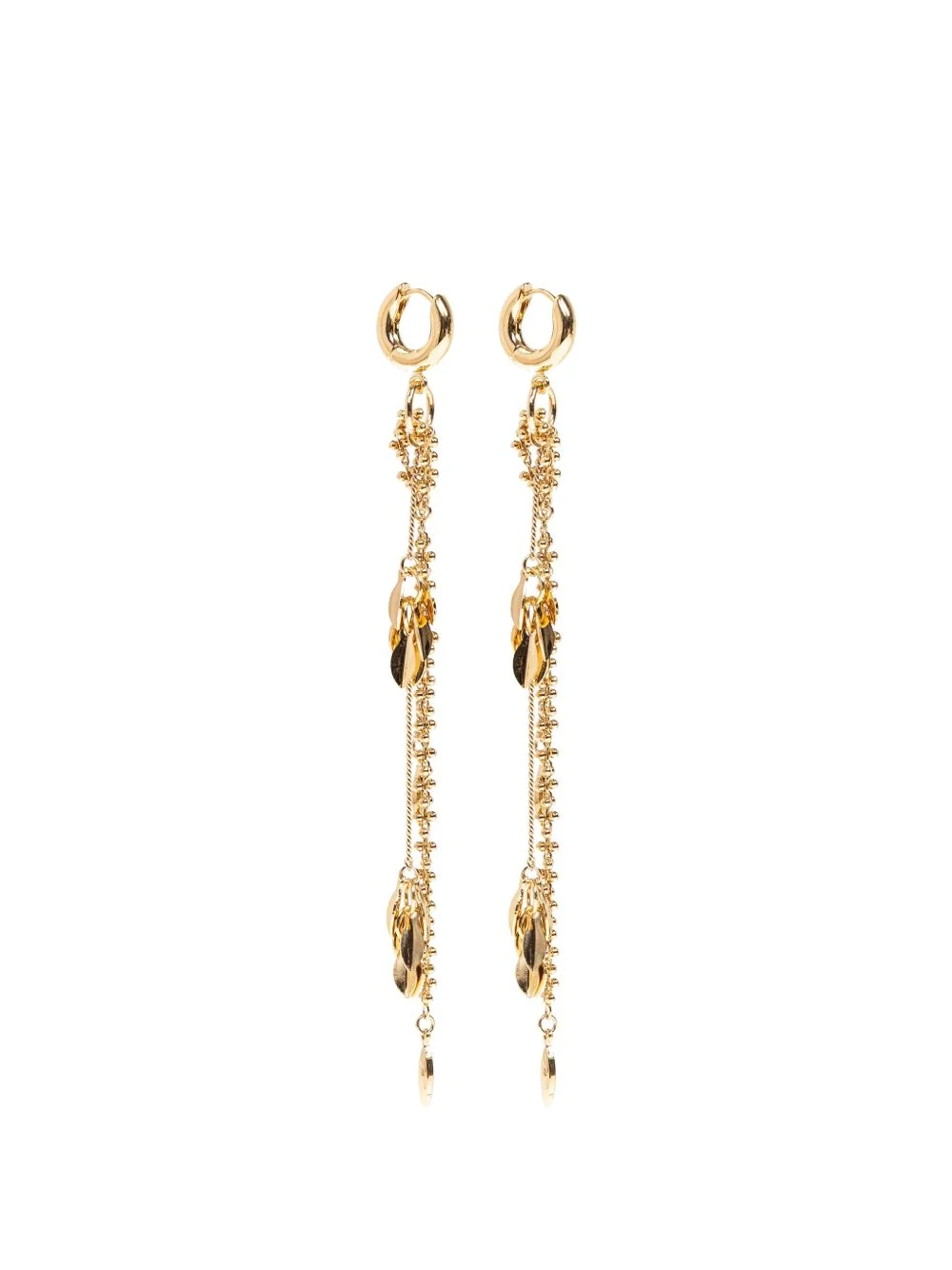chain drop earrings - 1
