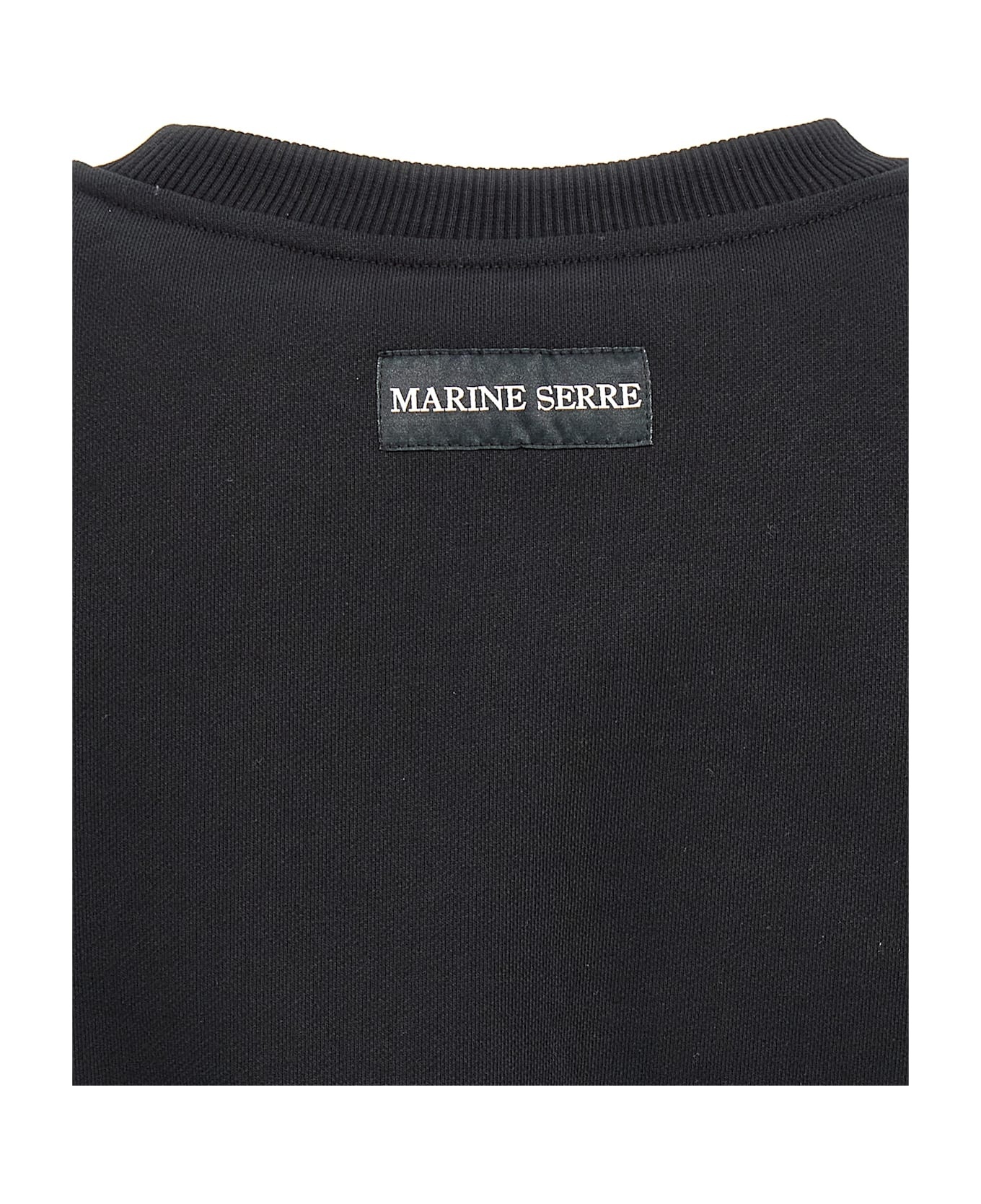 'moon Logo' Cropped Sweatshirt - 4