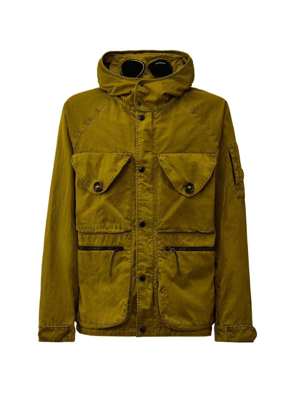 hooded multi-pocket jacket - 1