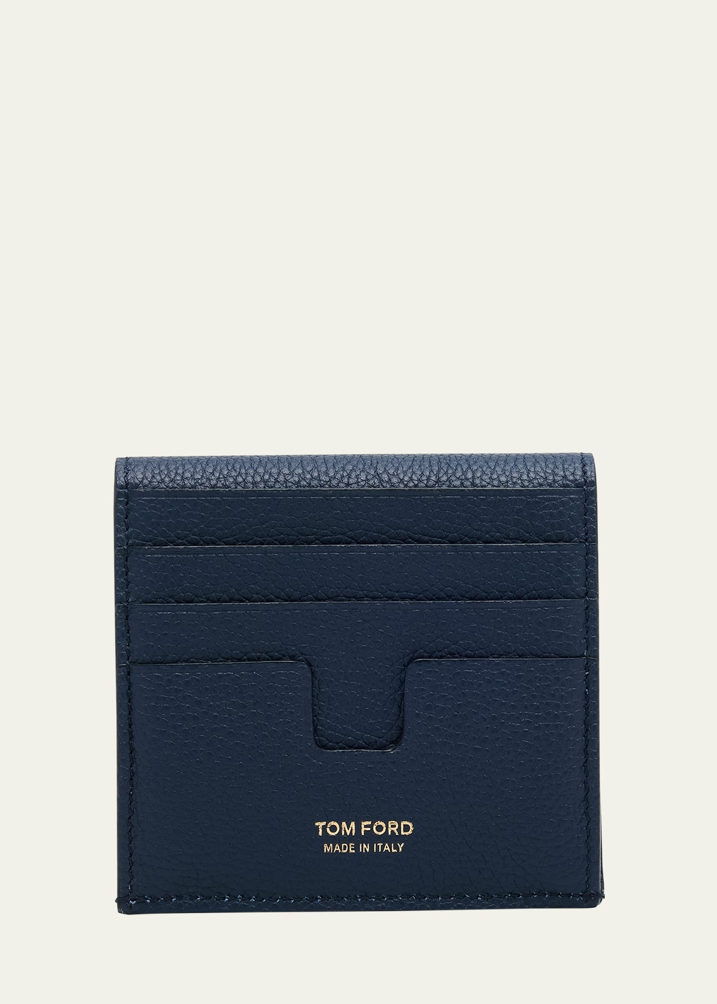 Flap Card Holder in Snake-Embossed Leather - 3