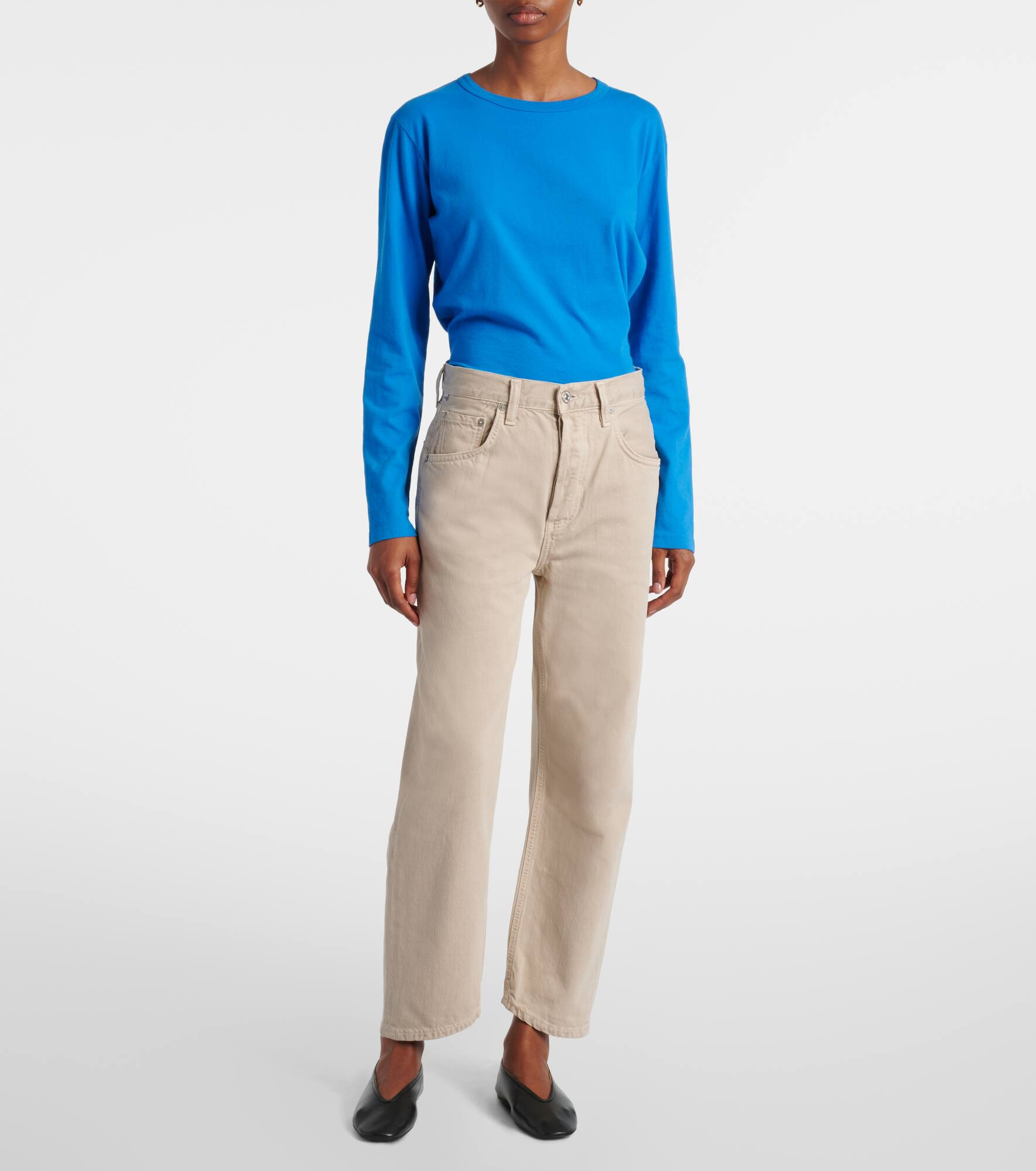 Dahlia mid-rise barrel-leg jeans - 6