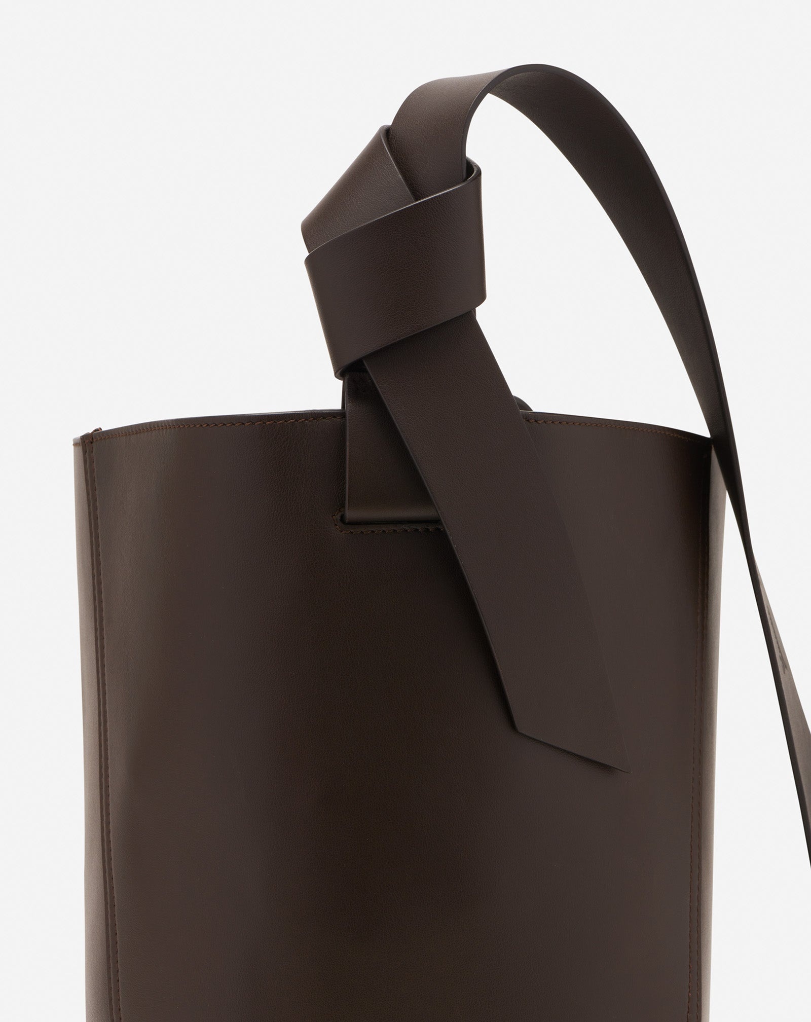 LEATHER MM HOBO TIE BAG - 6