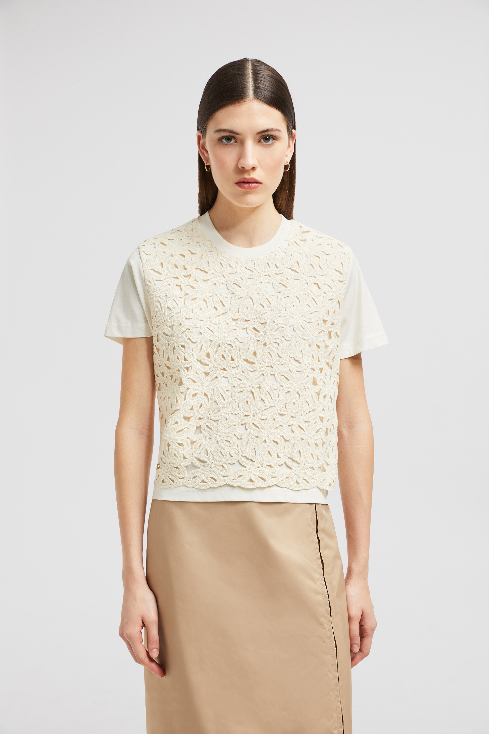 Macramé Cotton T-Shirt - 3