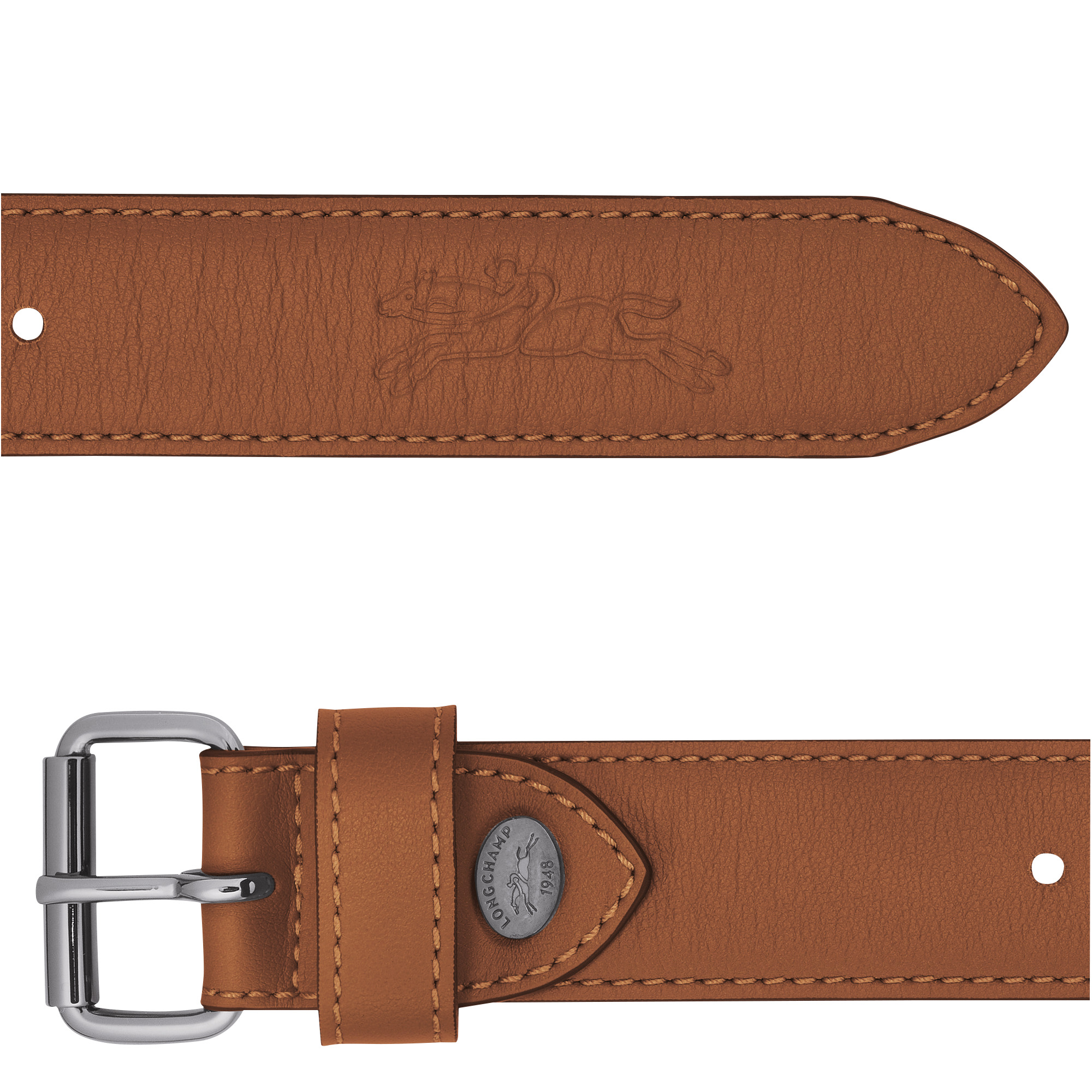 Le Pliage Xtra Ladie's belt Cognac - Leather - 2