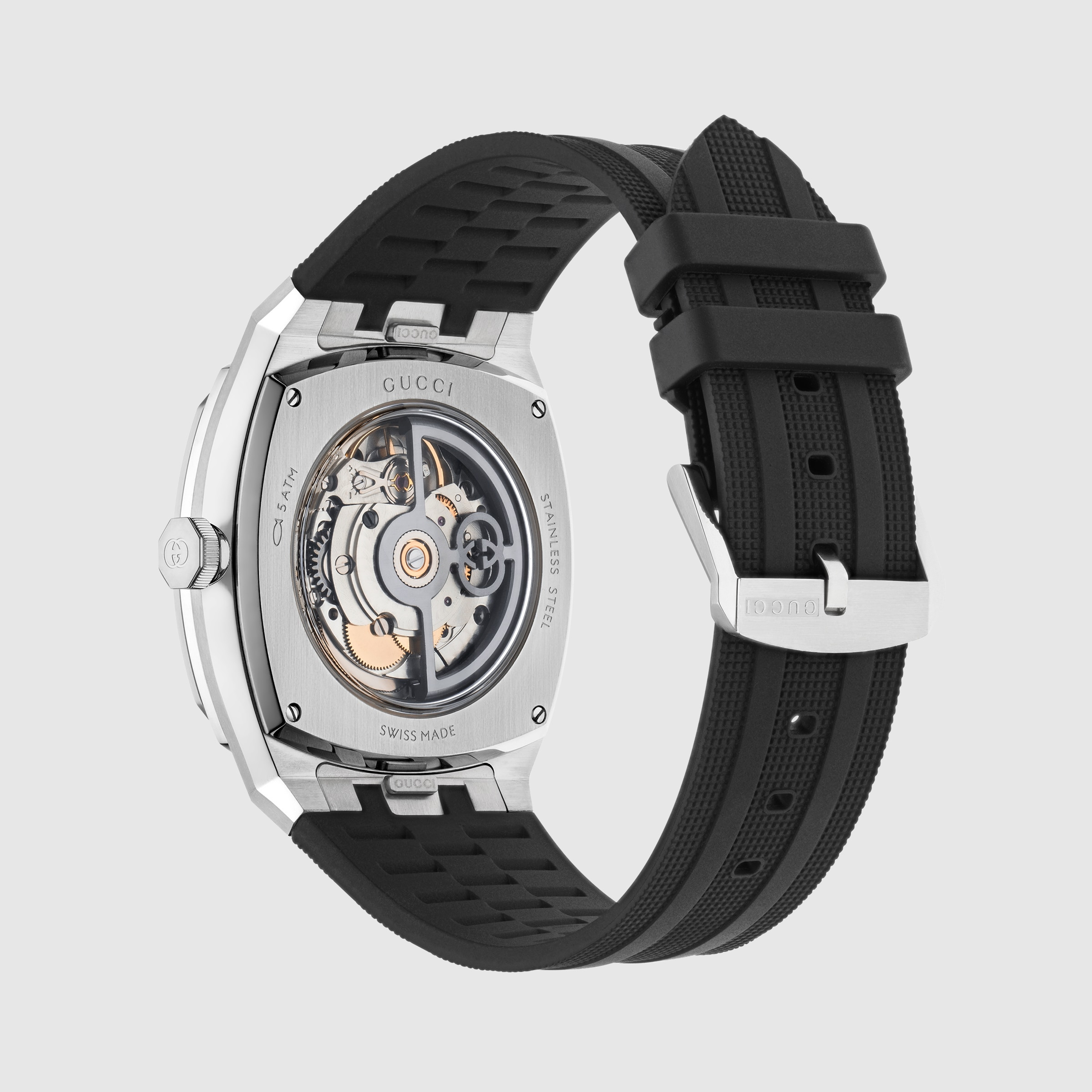 GUCCI 25H rubber strap, 40mm - 4