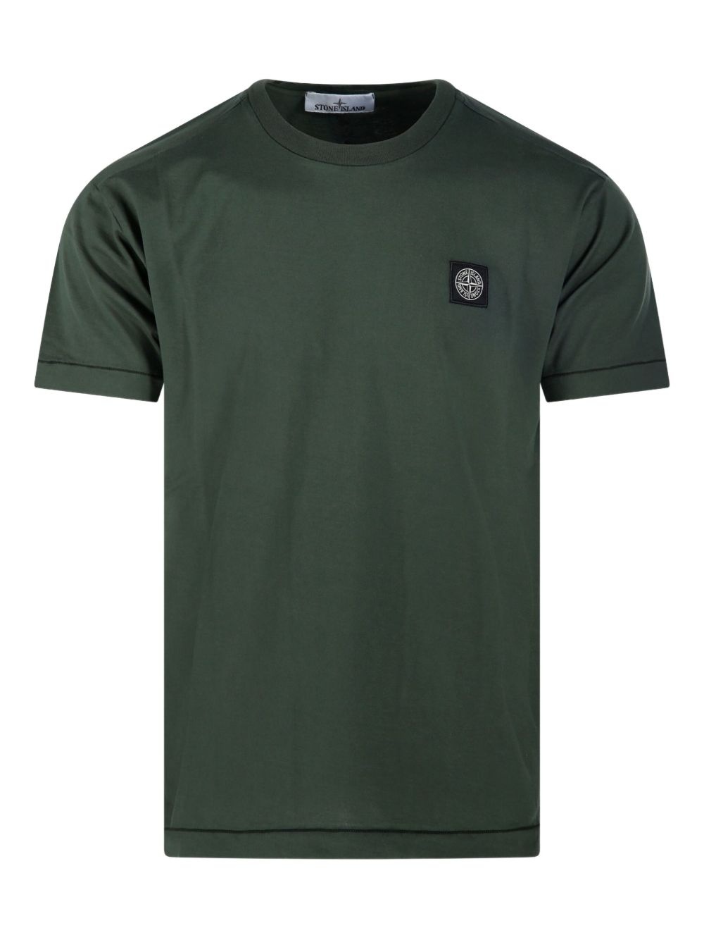 logo-patch crew-neck T-shirt - 1