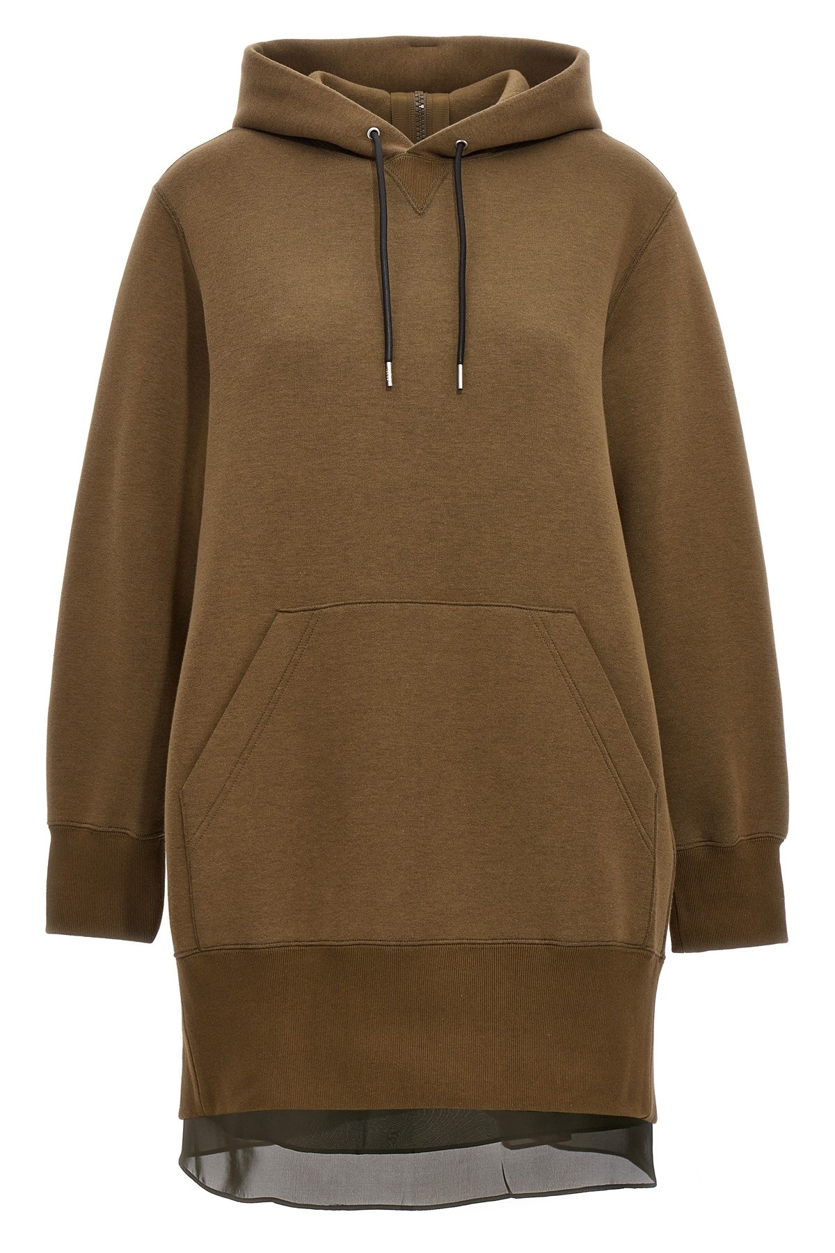 Hooded sweatshirt dress - 1