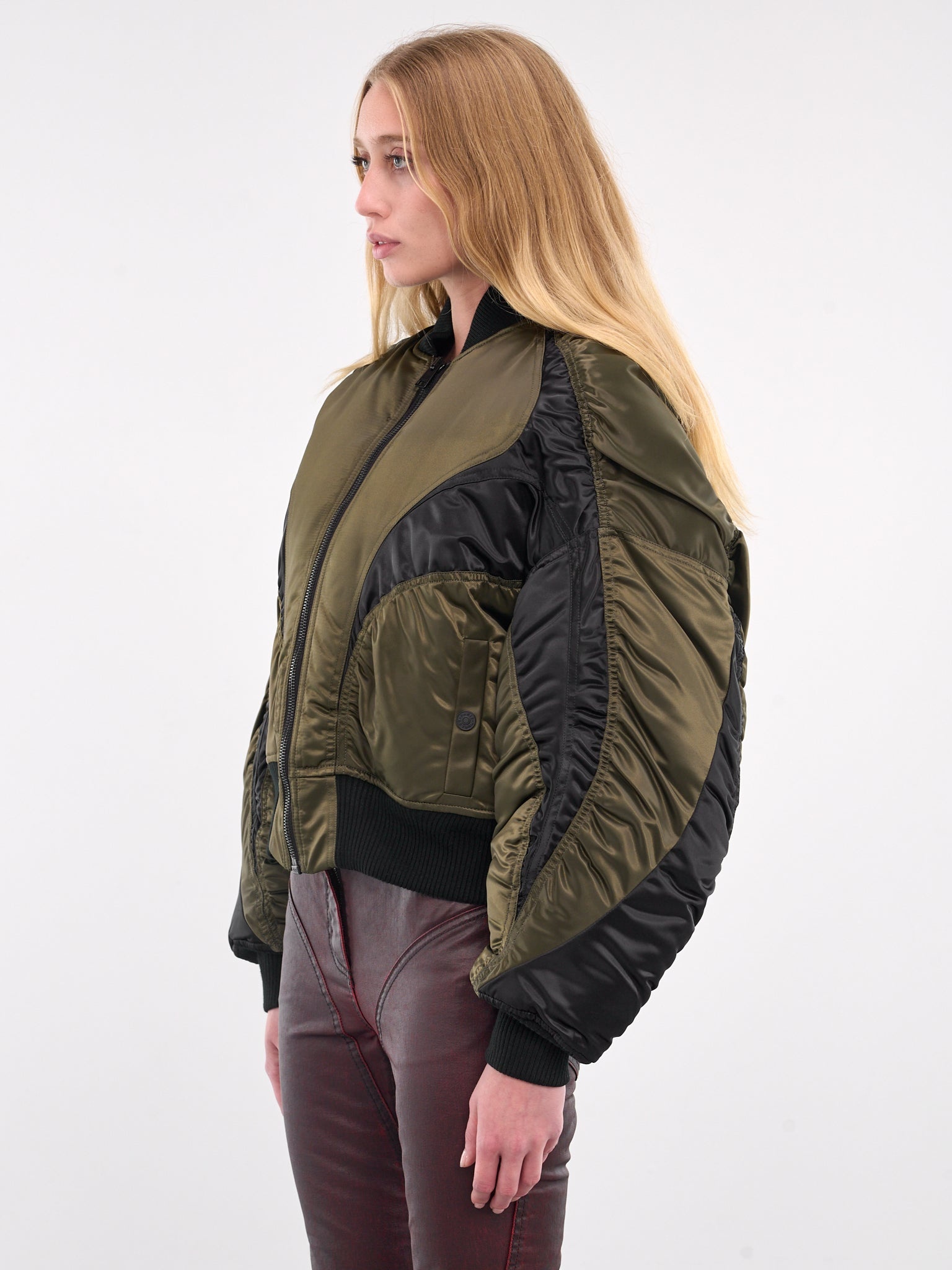 Satin Bomber Jacket - 2