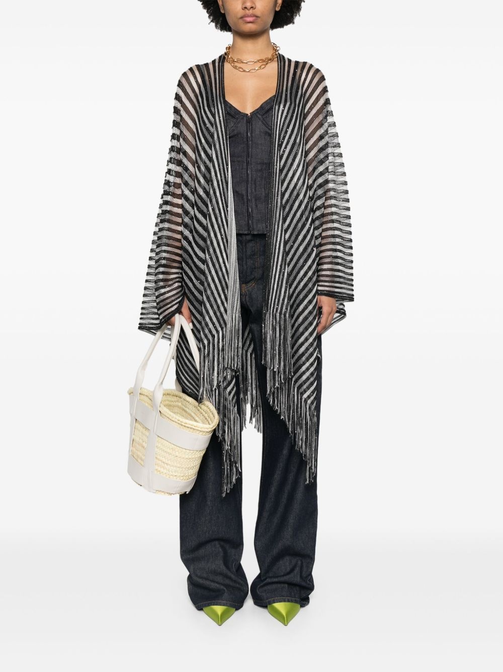 striped cape - 2
