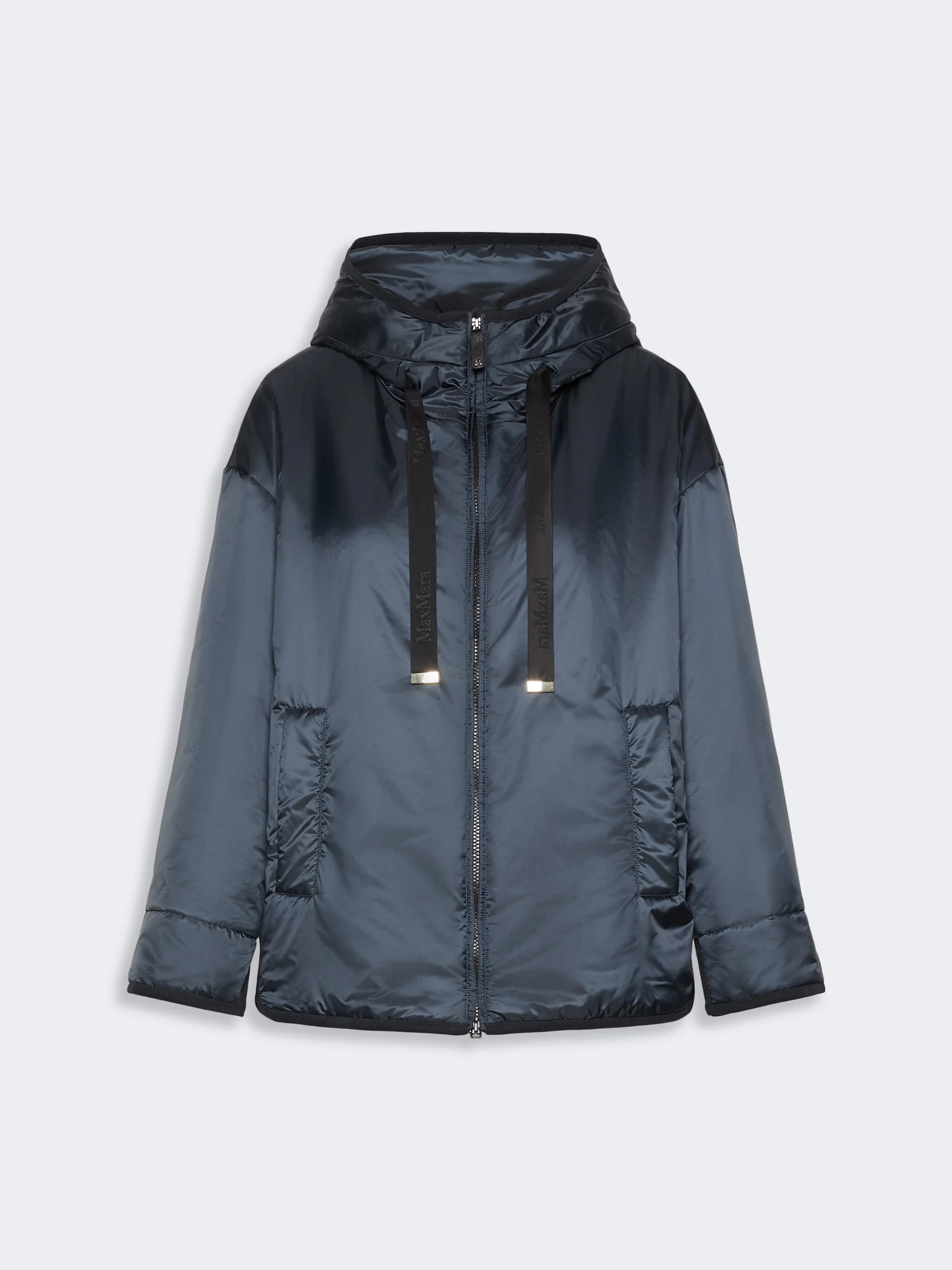 CLEO Oversized padded jacket in water-repellent canvas - MIDNIGHTBLUE - 1