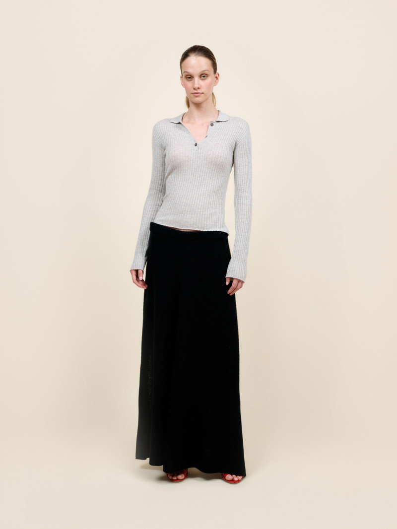 The Elder Statesman SIDE SLIT SKIRT outlook