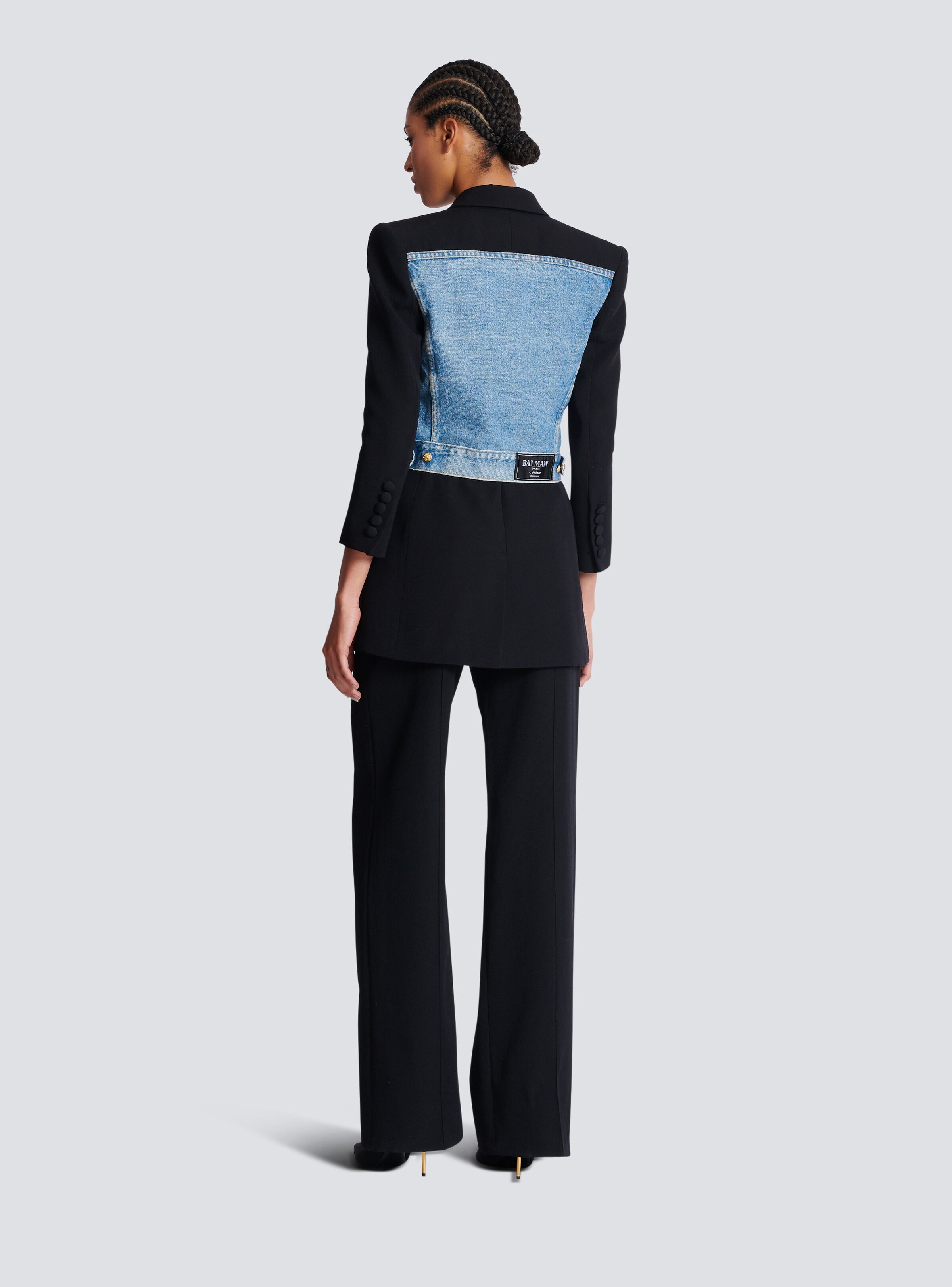 1-button bi-material jacket - 4