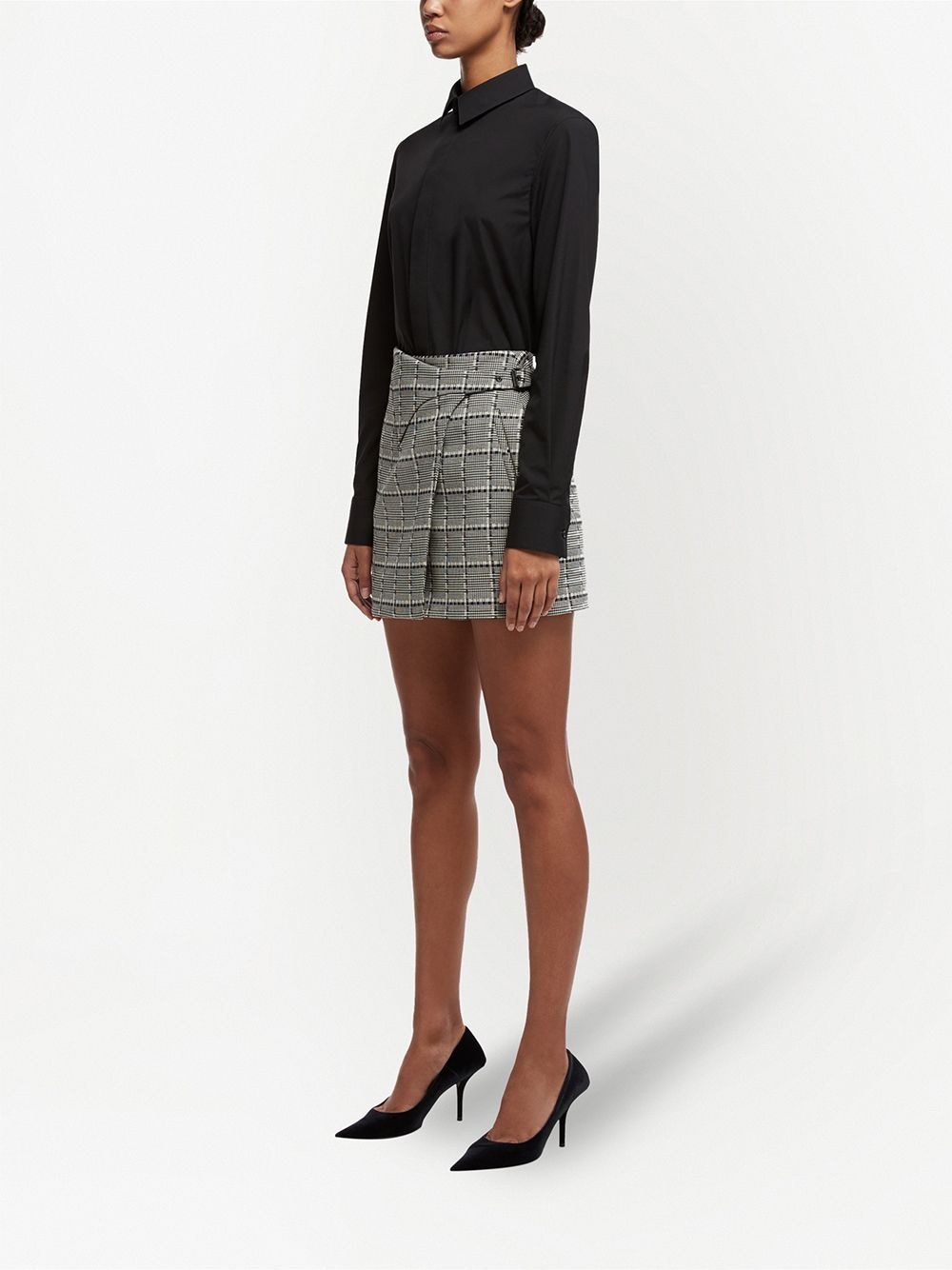 wrapped mini skirt - 2