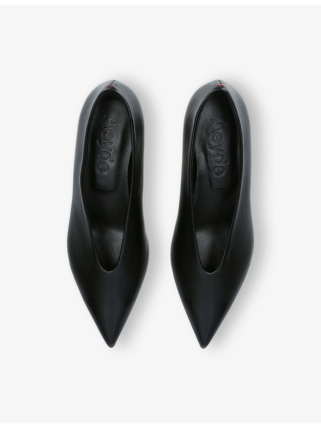 Clara Pointed-Toe Heeled Leather Pumps - 2