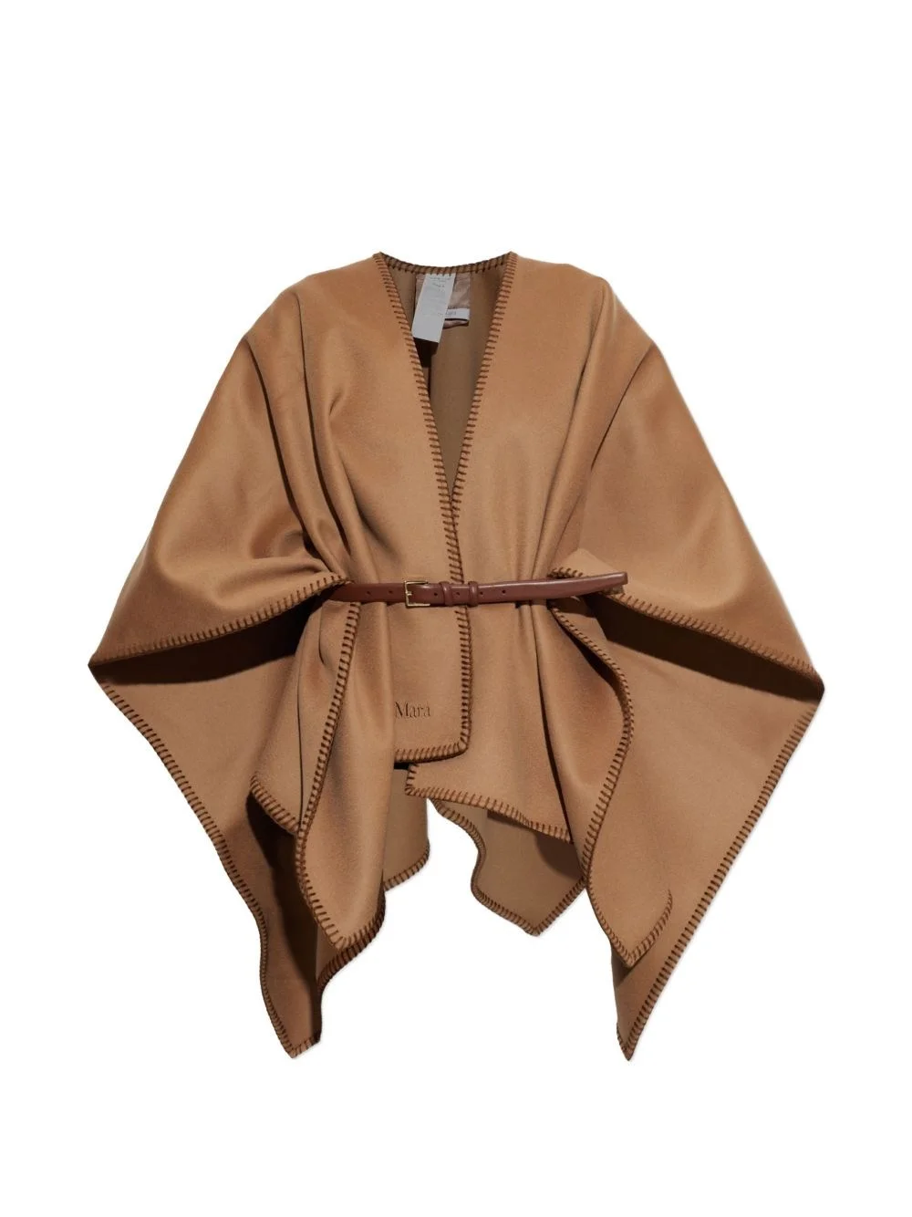 Double drap wool cape - 1