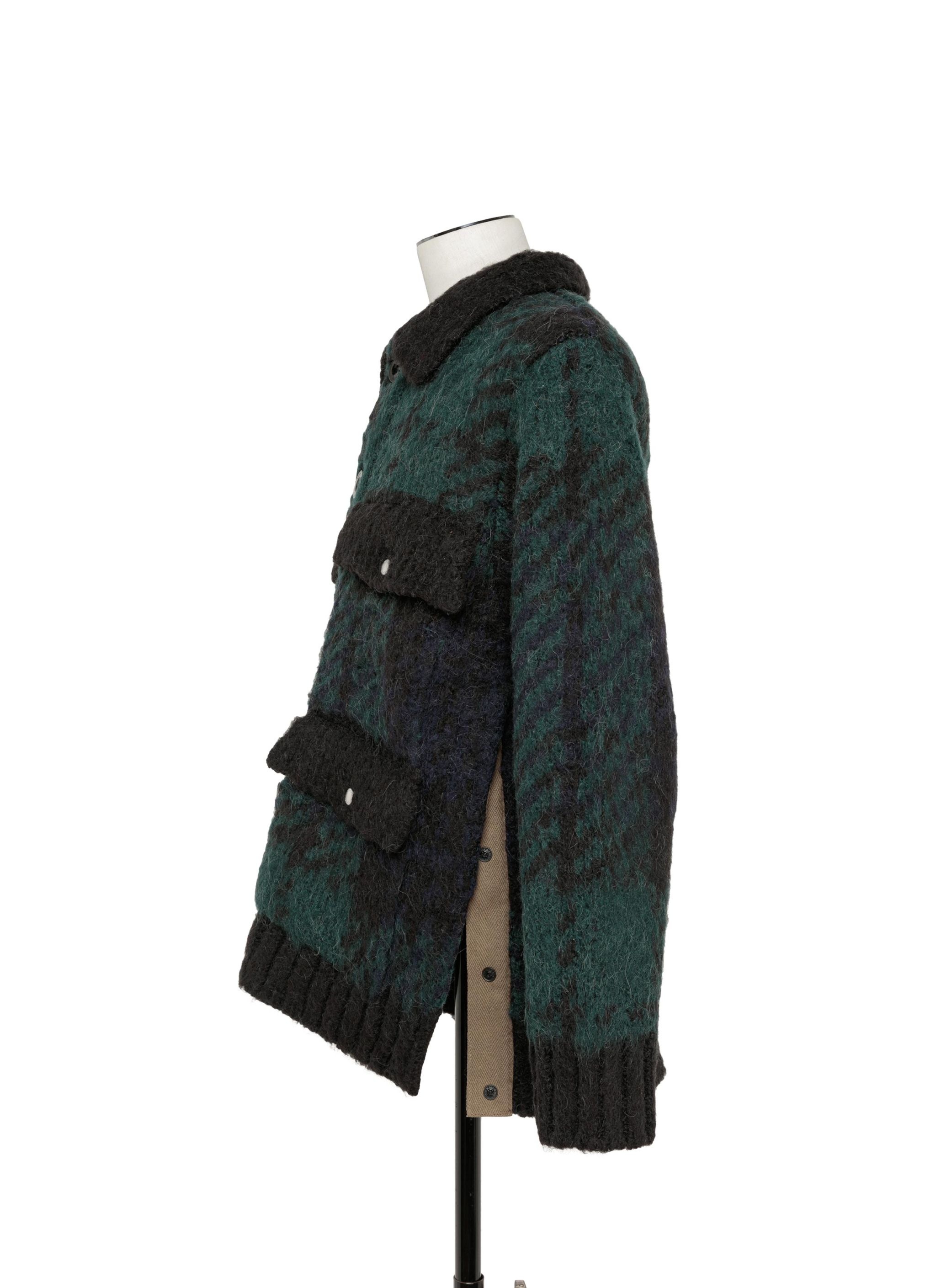 Jacquard Knit Blouson - 4