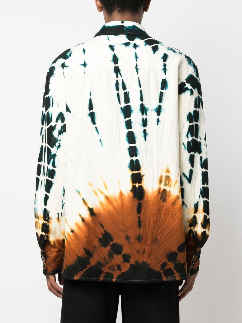 tie-dye chest pocket shirt 4