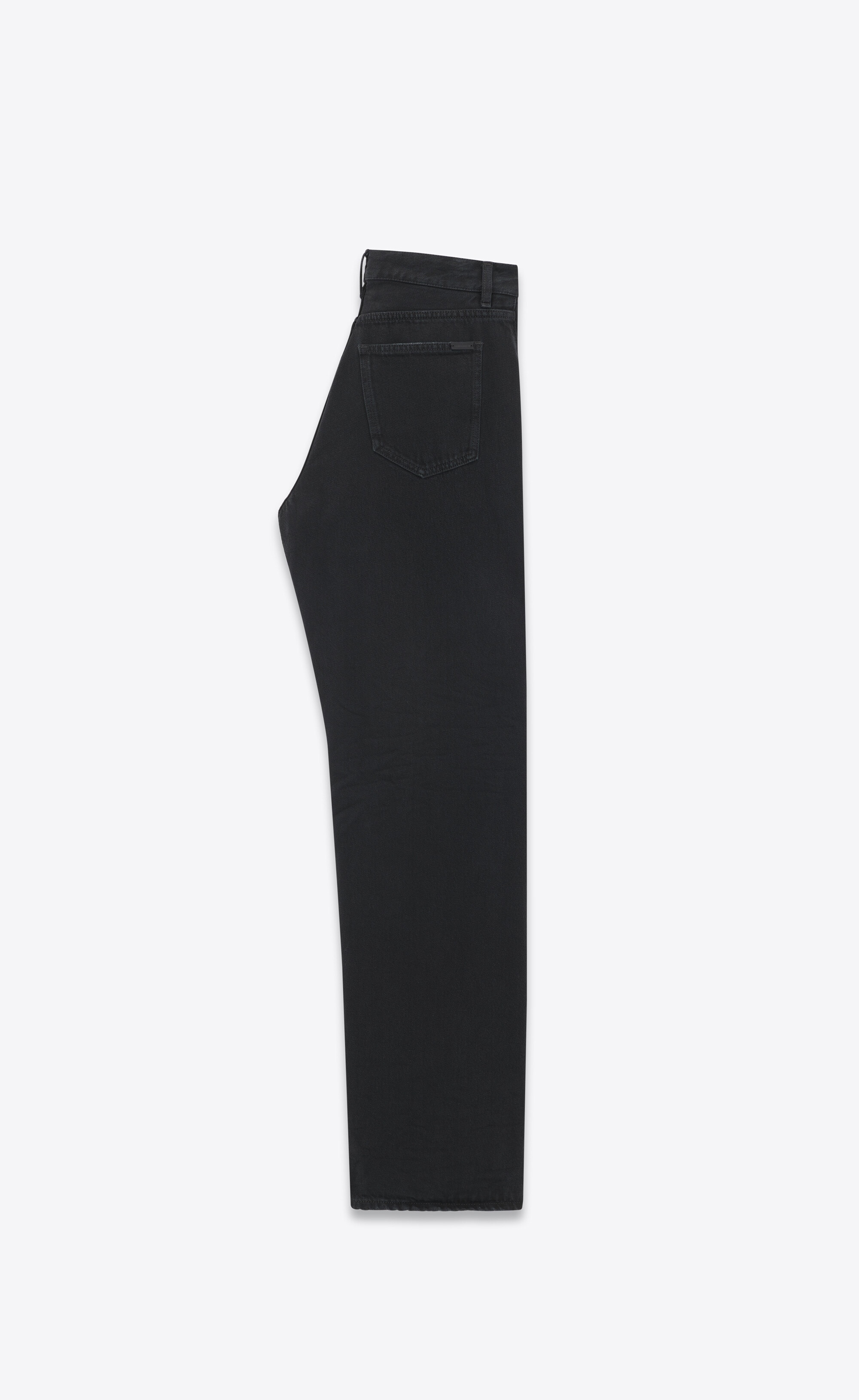 long extreme baggy jeans in carbon black denim - 3