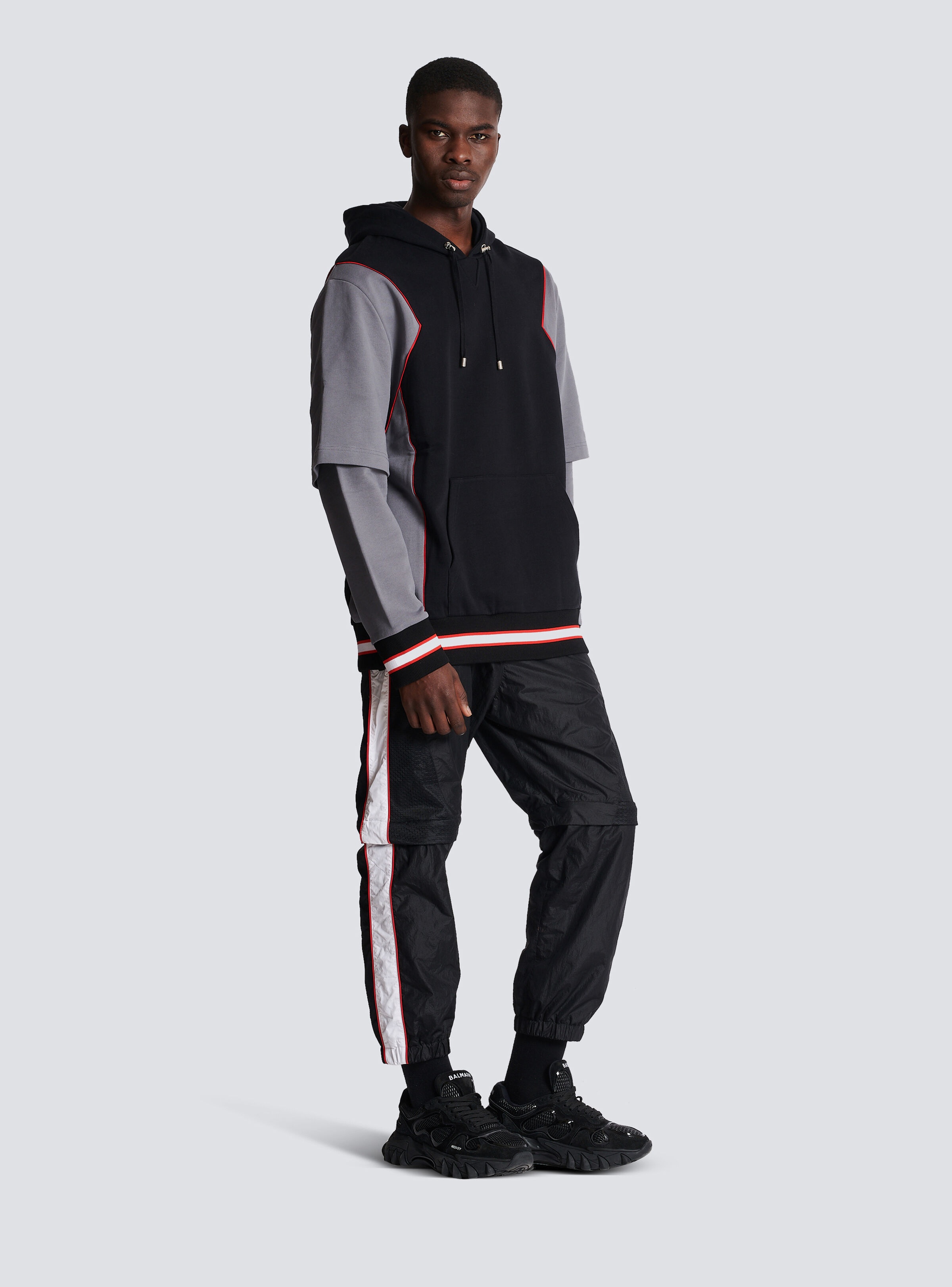 Balmain x Puma - Oversized basketball hoodie - 4