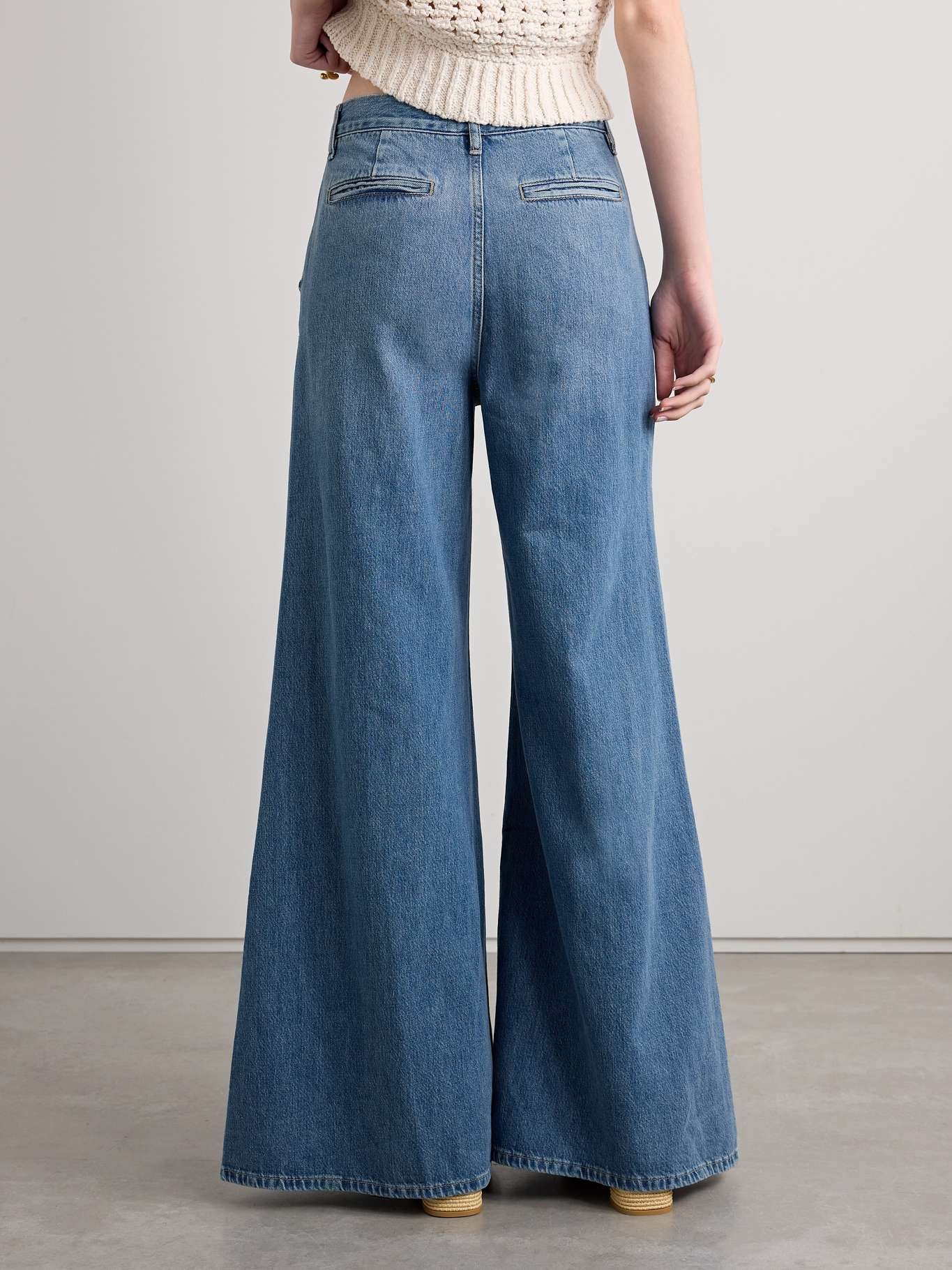 The Extra high-rise wide-leg jeans - 3