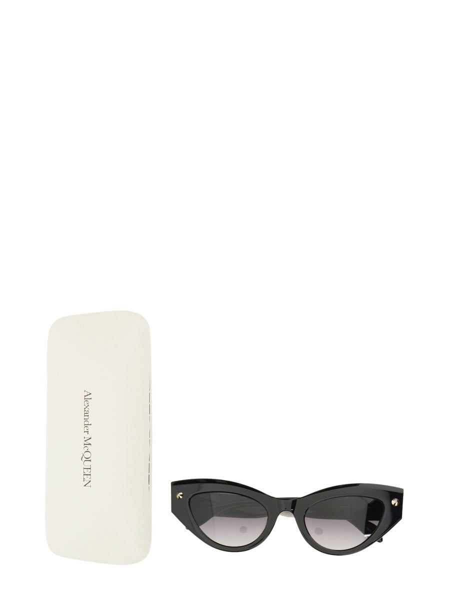 Cat-Eye Sunglasses Spike Studs - 3