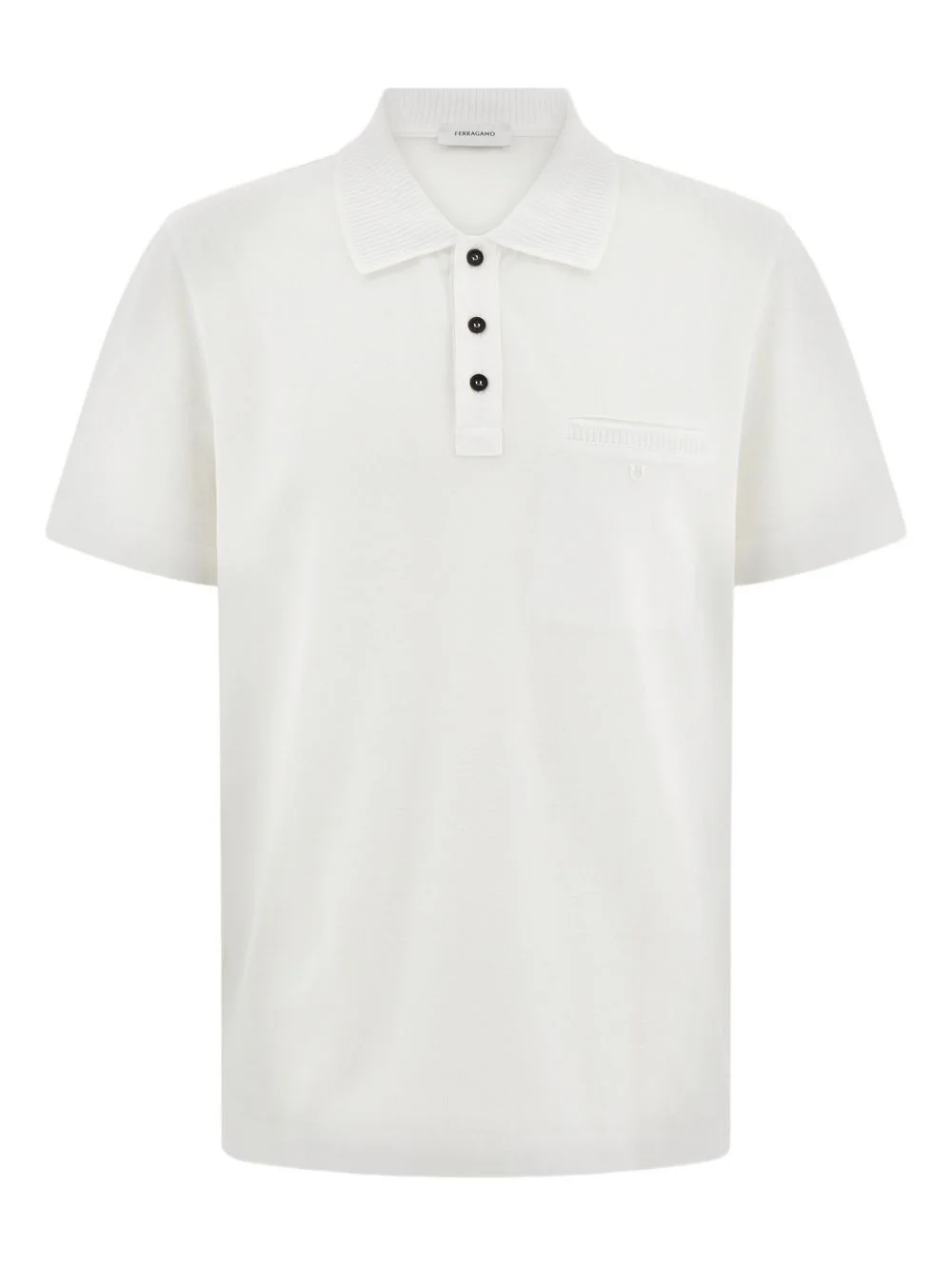 pocket embroidered polo shirt - 1