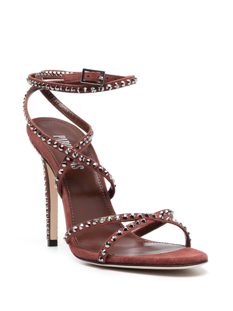 PARIS TEXAS Holly Zoe 105mm stud-embellished sandals outlook