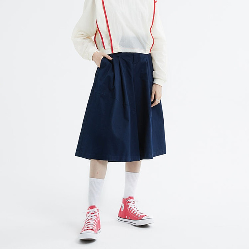 Converse (WMNS) Converse Culotte Pants 'Navy' 10020991-467 outlook