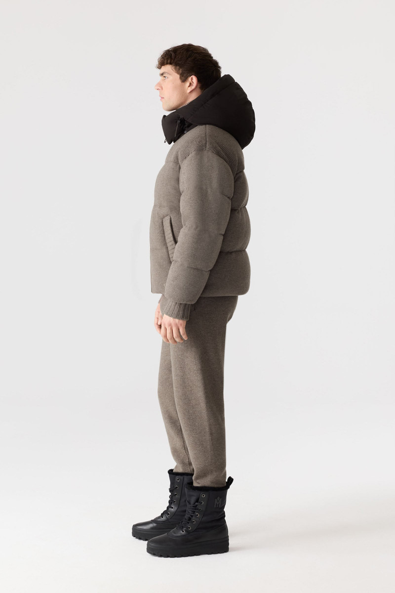 GRIFFEN Cashmere-Blend Down Jacket with Removable Hood 3
