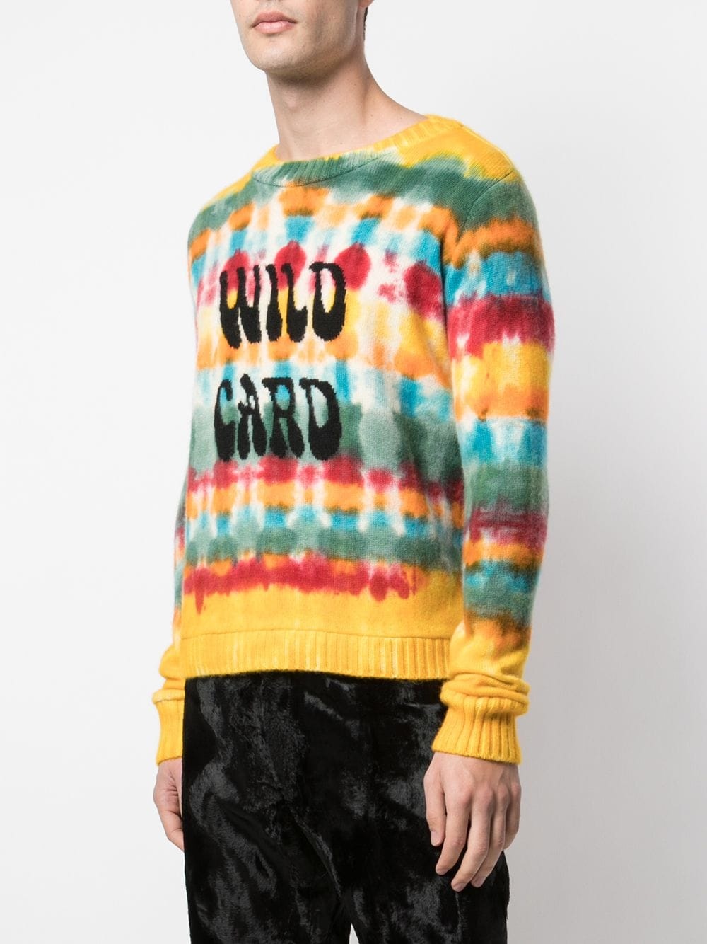 tie dye striped jumper - 4