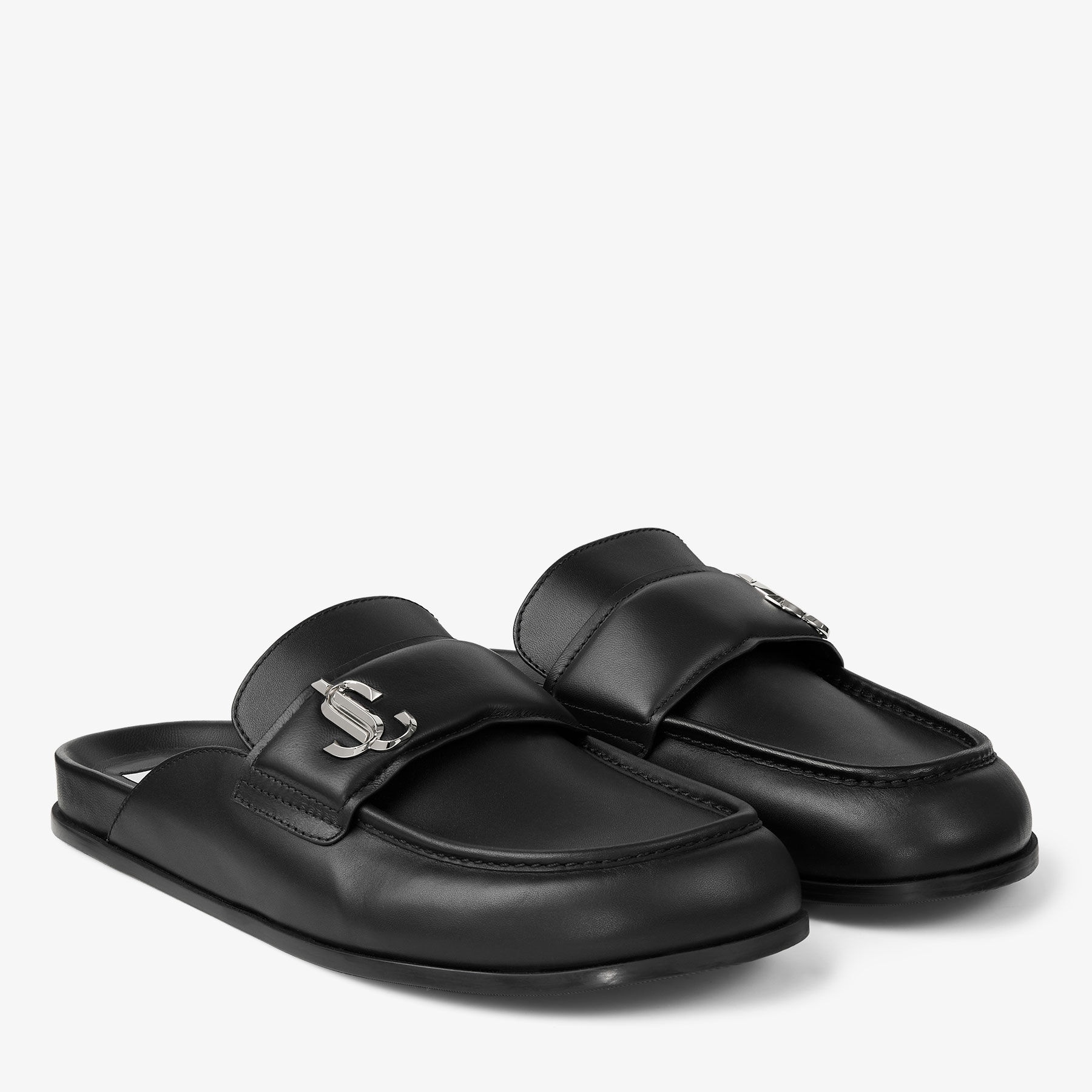 Milo Mule
Black Calf Leather Backless Mule - 2